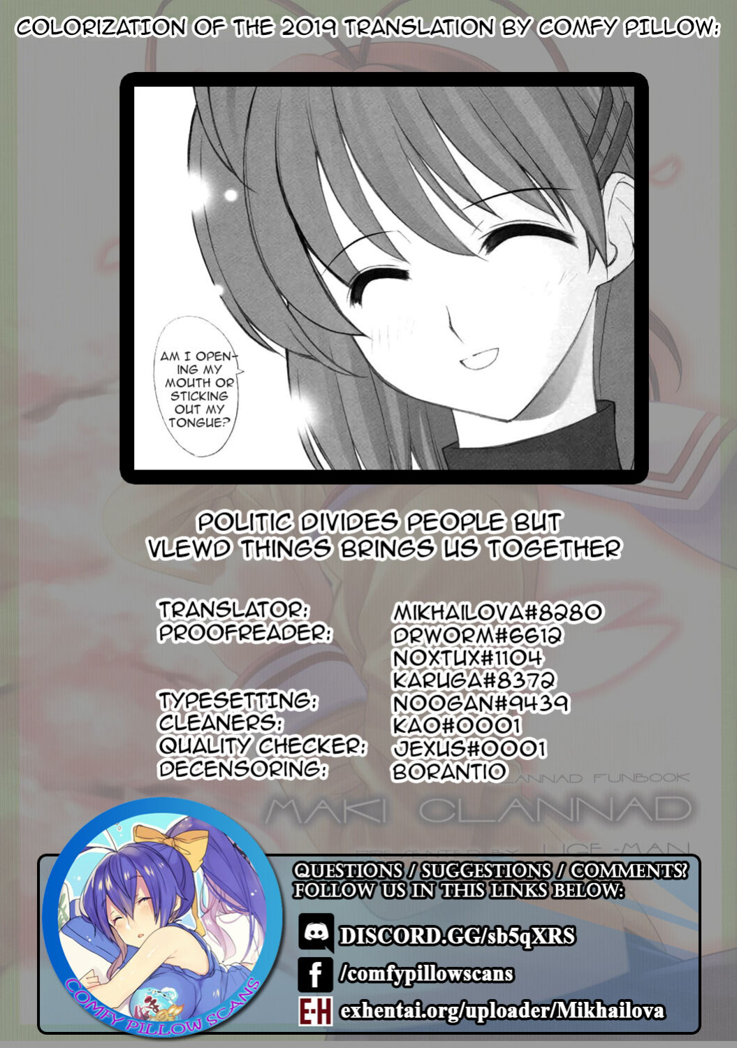 [UGEMAN ] Maki Clannad [Comfy Pillow Scans]