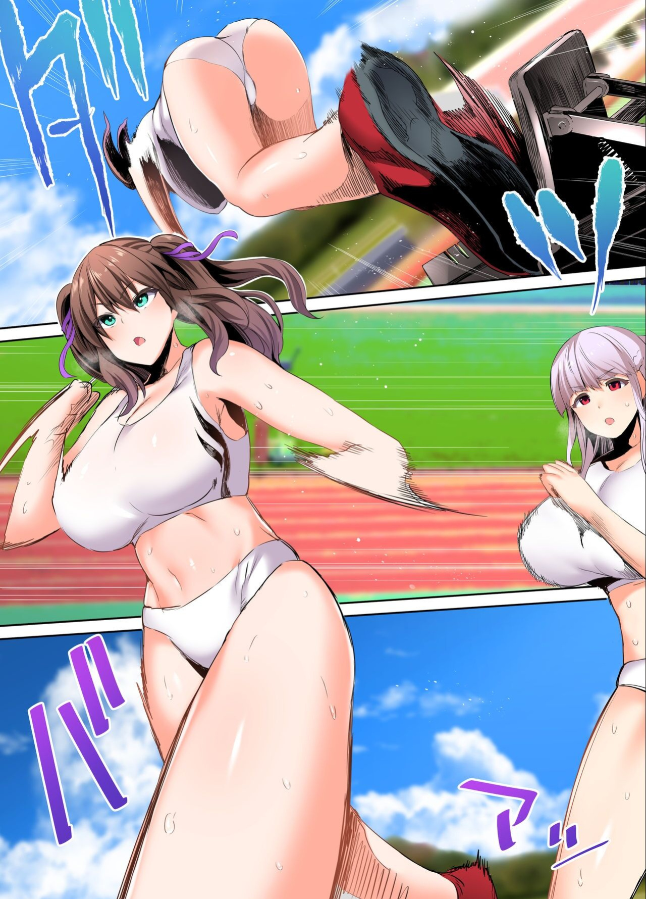 [Studio Huan ] Rikujoubu Buchou to Fukubuchou wa Ore no Nama Onaho!!! [Kunkunmaru Translation]