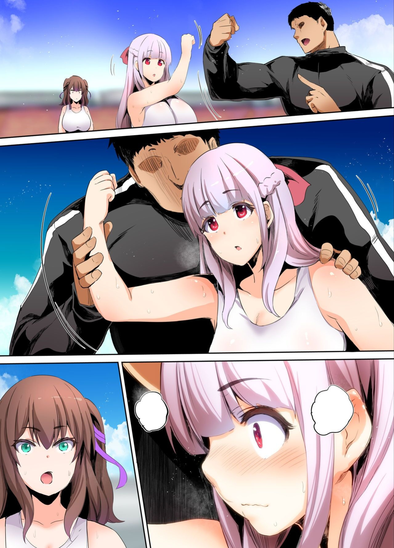 [Studio Huan ] Rikujoubu Buchou to Fukubuchou wa Ore no Nama Onaho!!! [Kunkunmaru Translation]