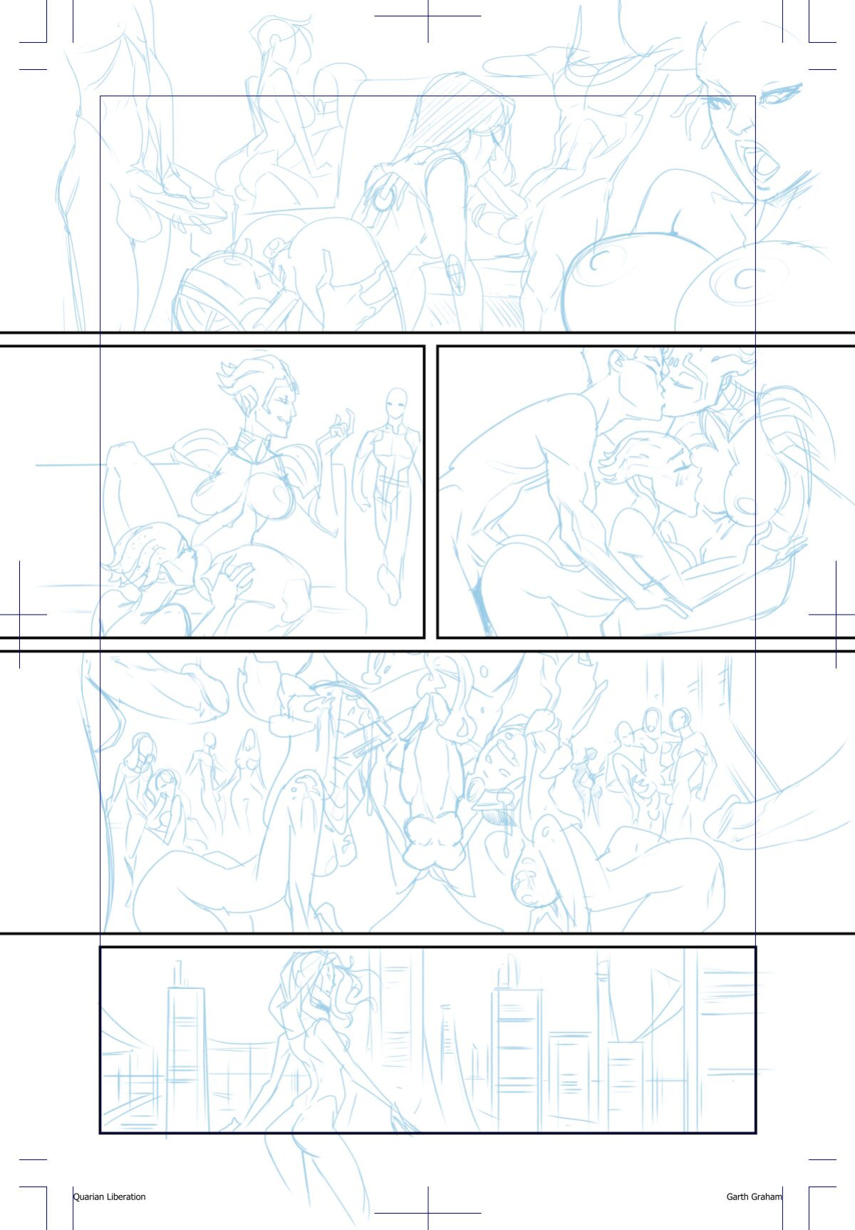[TemporalWolf (Garth Graham)] The Quarian Liberation (Mass Effect 3) (+pencils/inks)