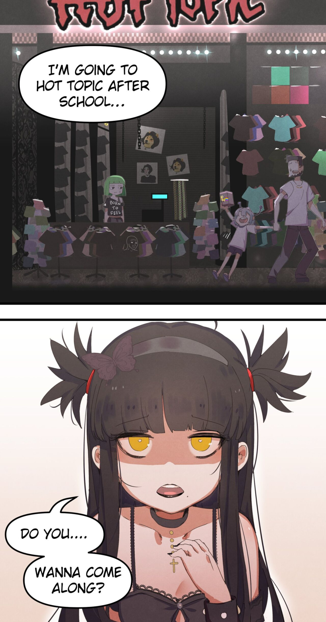 Goth Girl & Jock