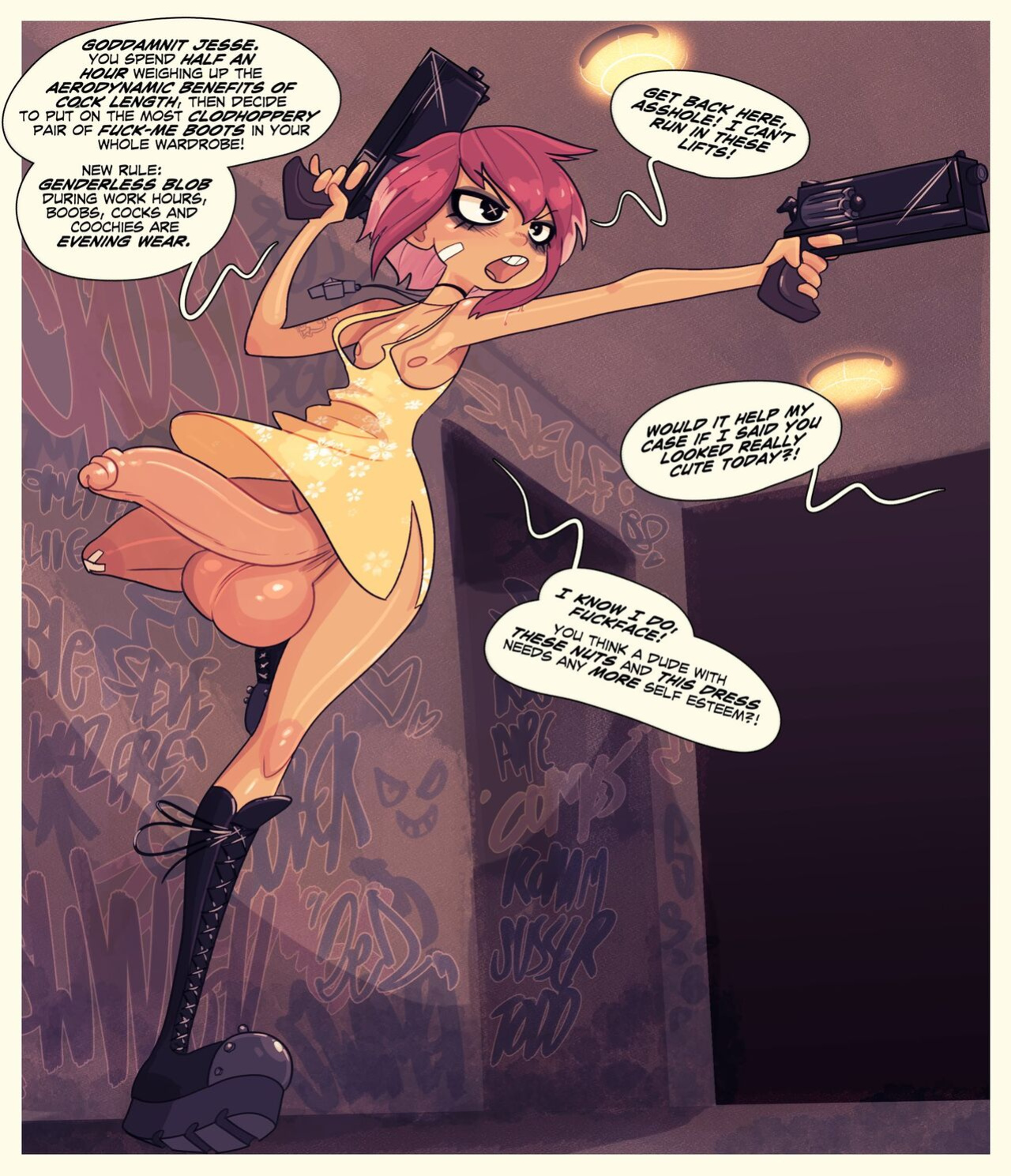 Carbon Pink Comics