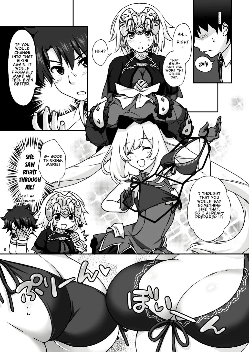 [Marimo-ya (Mori Marimo)] Jeanne & Marie Mizugi de Gohoushi | Jeanne's & Marie's Swimsuit Service (Fate/Grand Order) [Lakshmi-Translations]