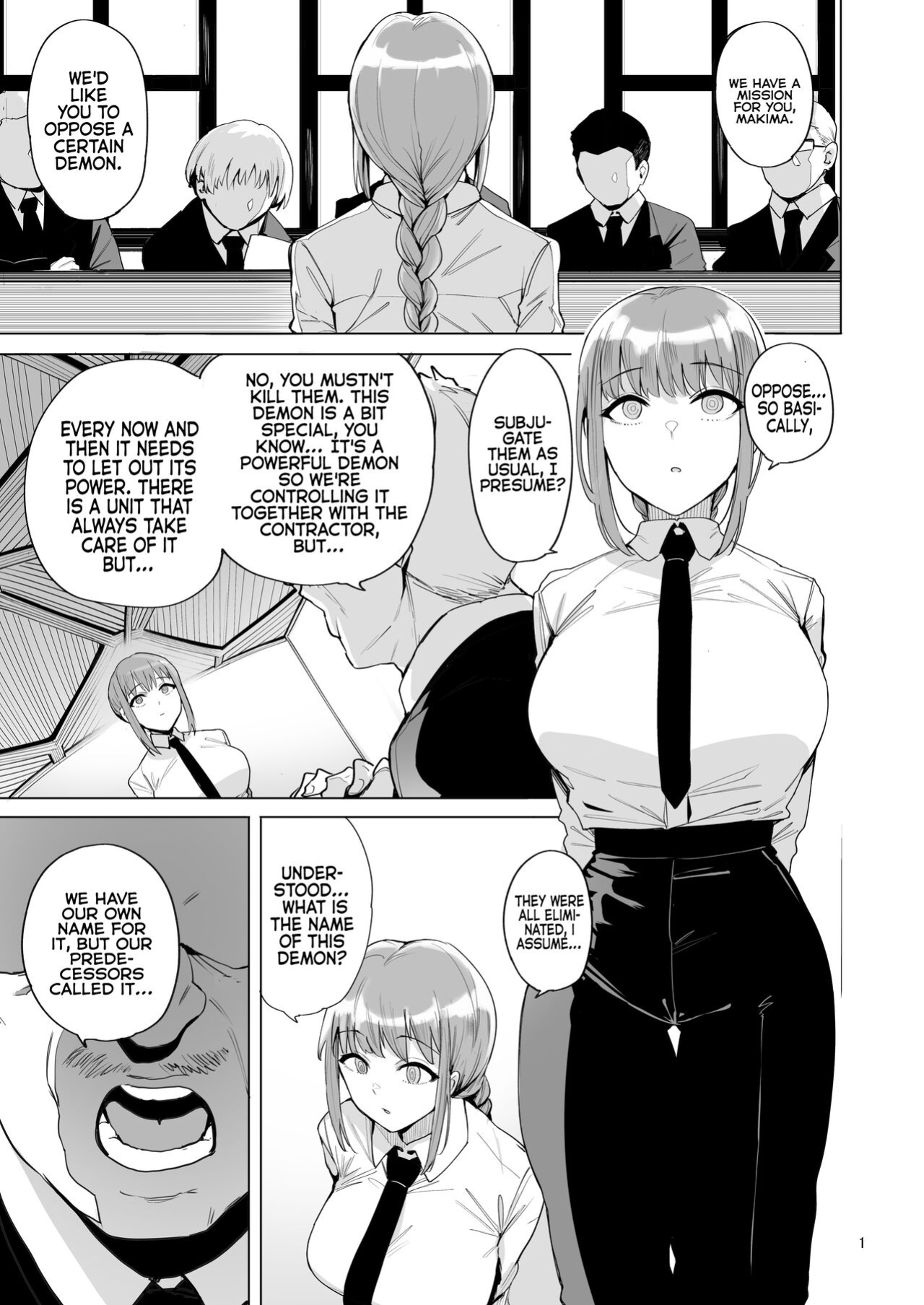 [wakamaker ] Makima VS Chinpo no Akuma (Chainsaw Man)