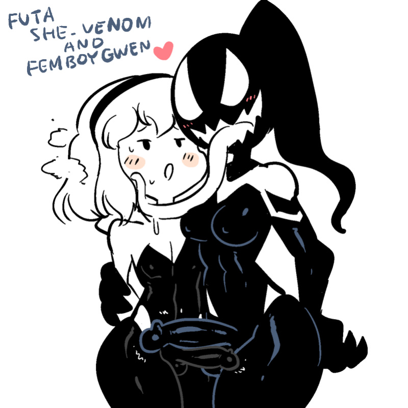 She-venom X Femboy-Gwen