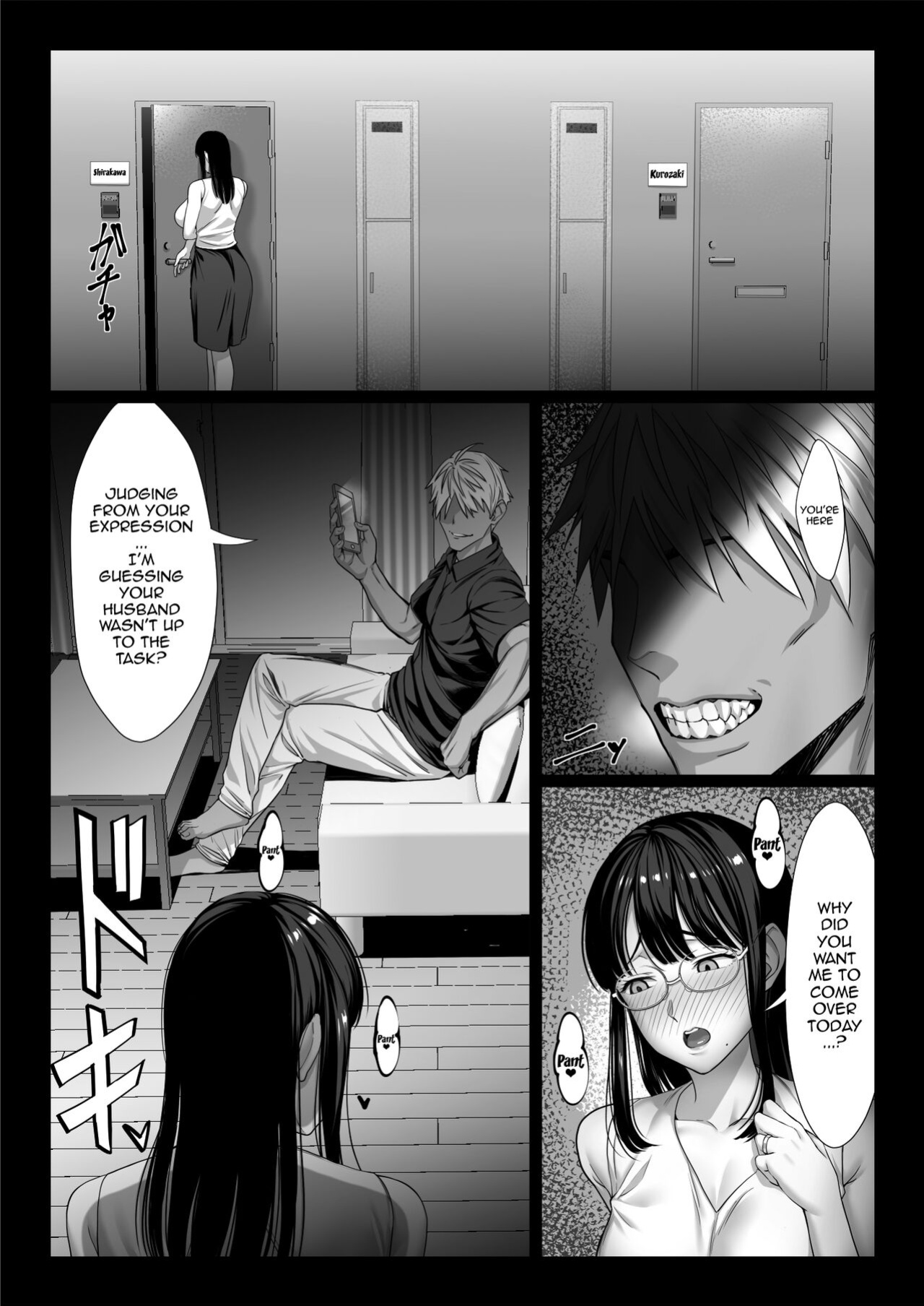 [Chinpan-bu (Chinpan)] Jimi na Hitozuma ga Toshishita Chinpo de Maso Ochi suru Hanashi | A Story About a Plain Wife Falling As a Masochist To a Dick