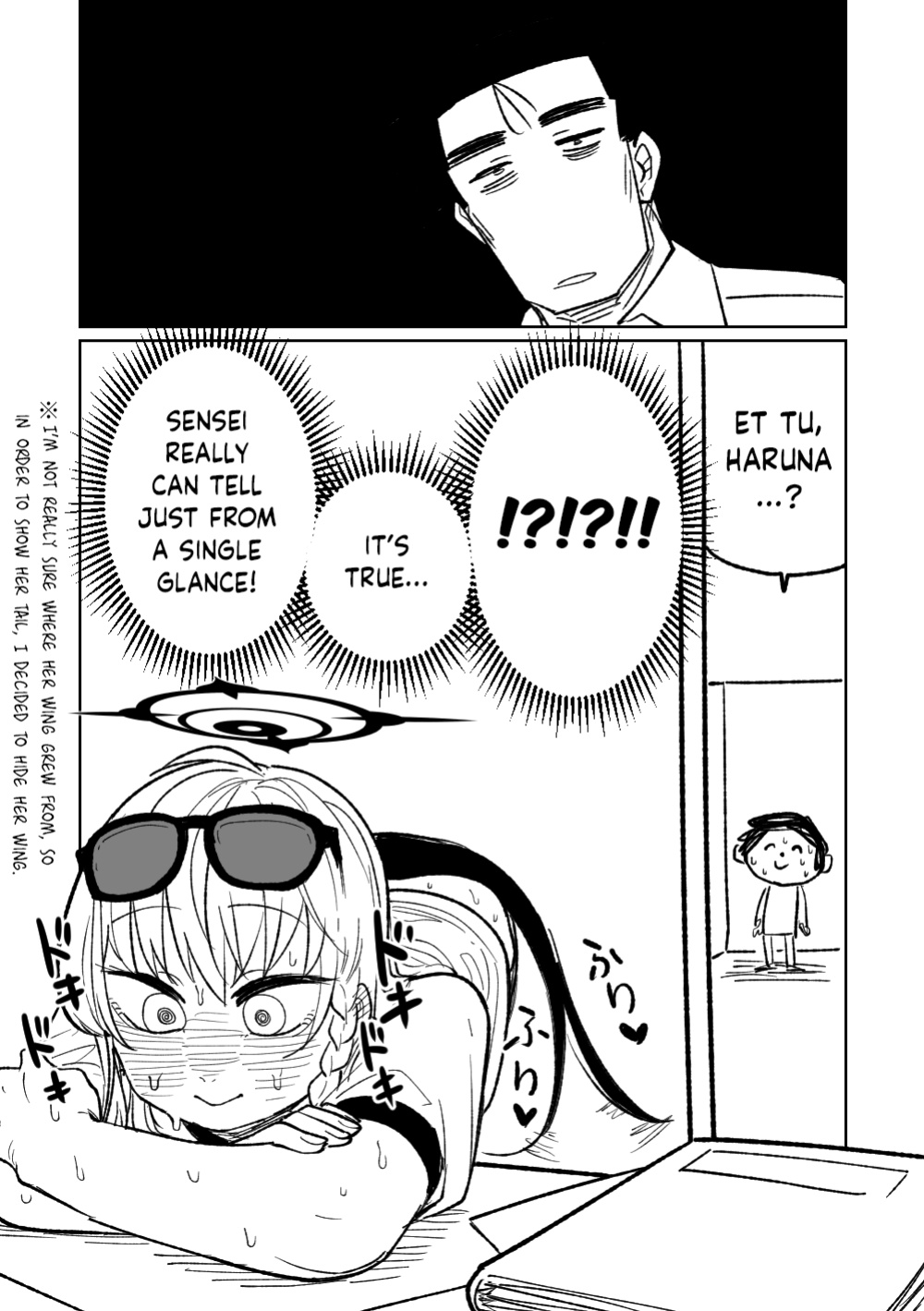 [Asahina Yoshitosi] KabeShiri | Help, Step-Sensei, I'm Stuck! (Blue Archive)