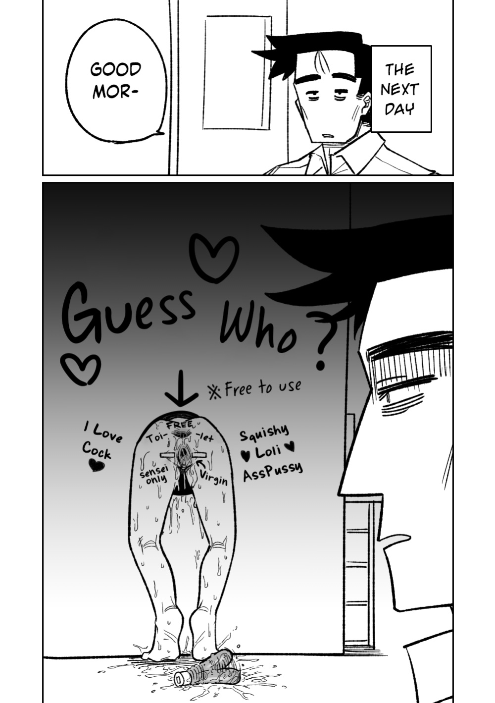 [Asahina Yoshitosi] KabeShiri | Help, Step-Sensei, I'm Stuck! (Blue Archive)