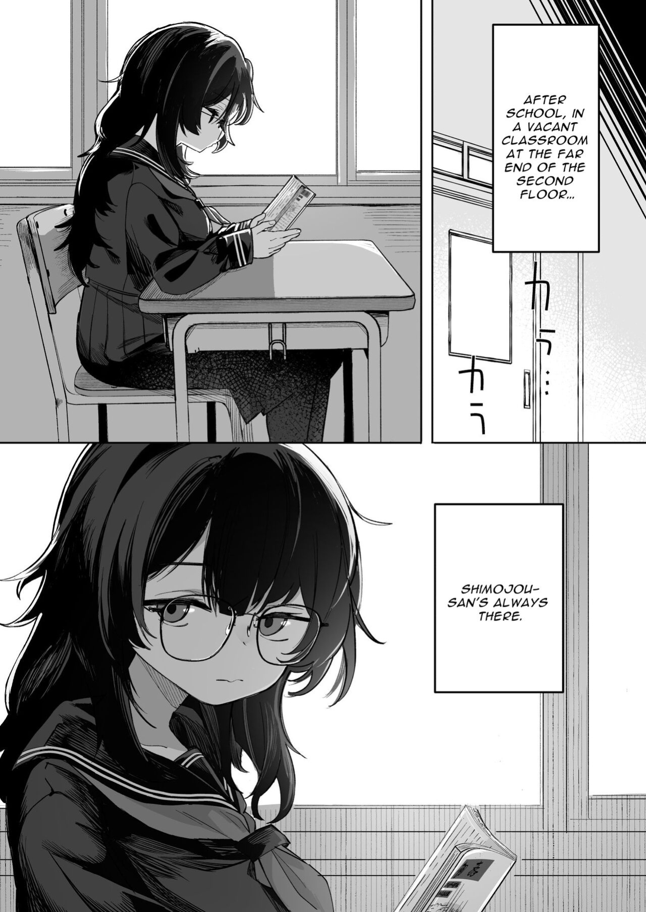 [Tori Salt (Nada Salt, Toriuchi)] Anoko wa Boku ga Suki ja Nai Boku dake ga Kizuiteta Hazu no Loli Kyonyuu Jimikei Bungaku Shoujo | She Doesn't Like Me ~ I thought I was the only one~ Plain Busty Bookworm Girl [Selcouth]