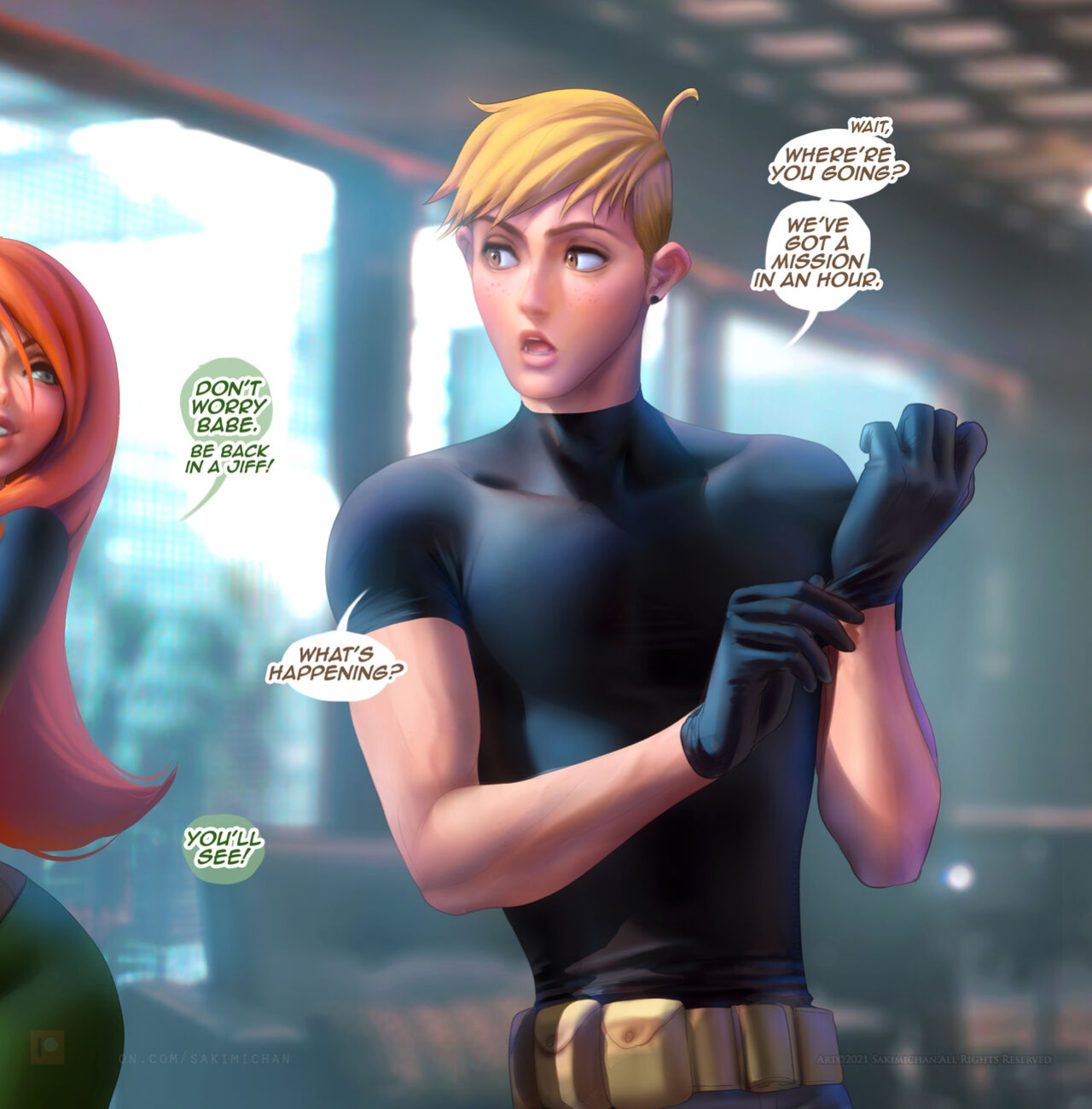 [sakimichan] Kim’s New Gadget