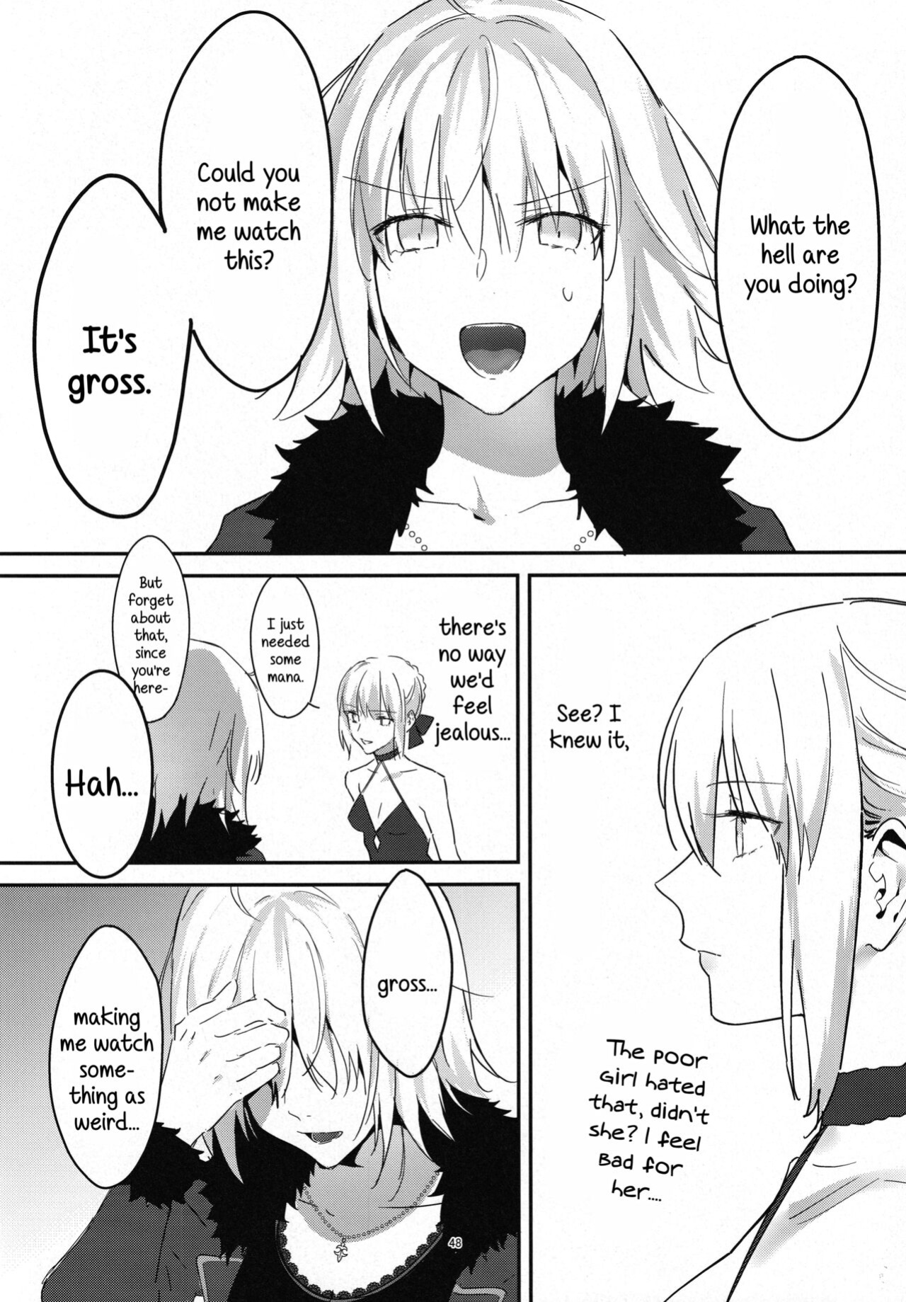 (C100) [Kindou Shoujo (nipi)] Artoria Alter x Jeanne Alter Sairokushuu (Fate/Grand Order) [SDTLs]