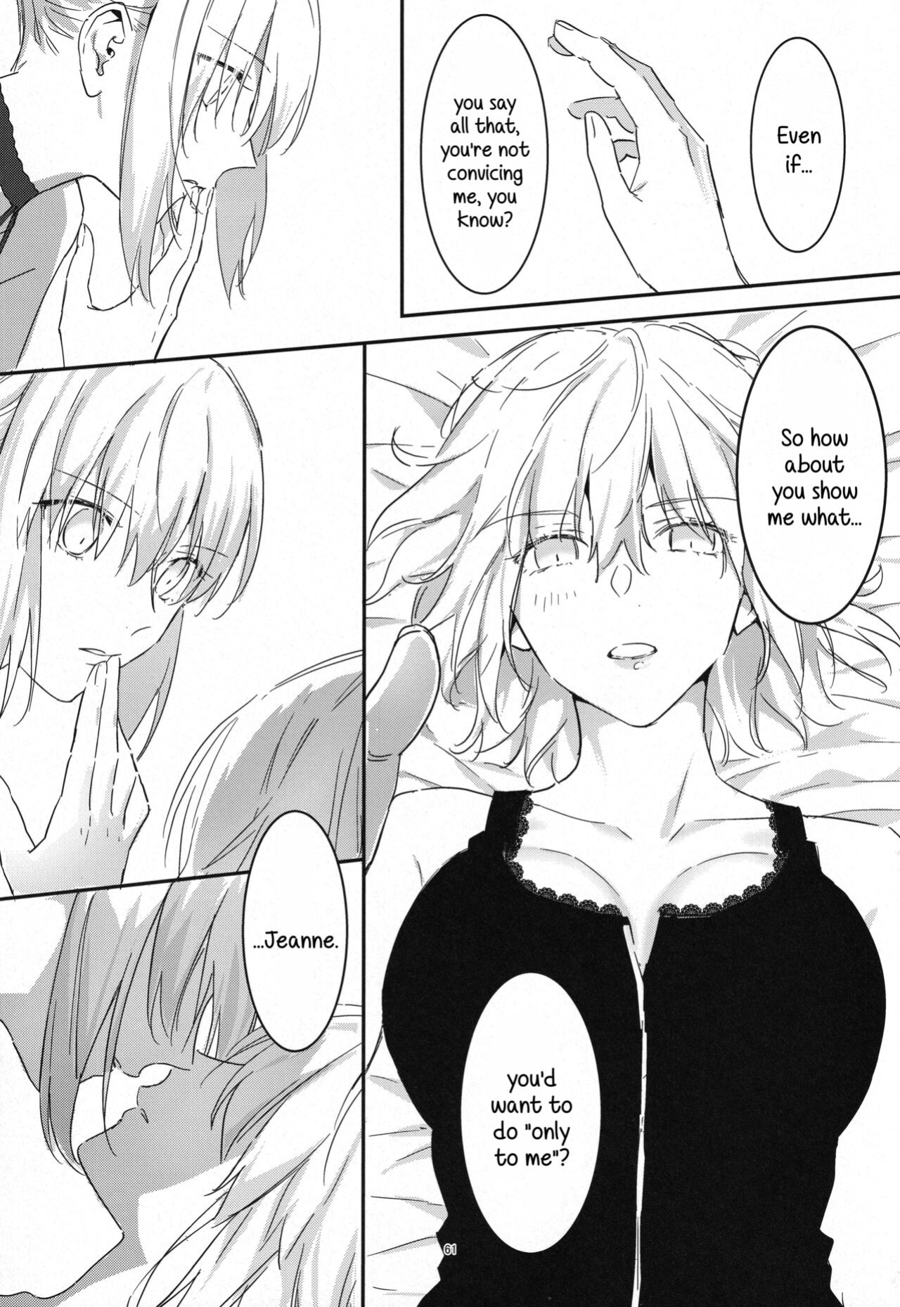 (C100) [Kindou Shoujo (nipi)] Artoria Alter x Jeanne Alter Sairokushuu (Fate/Grand Order) [SDTLs]