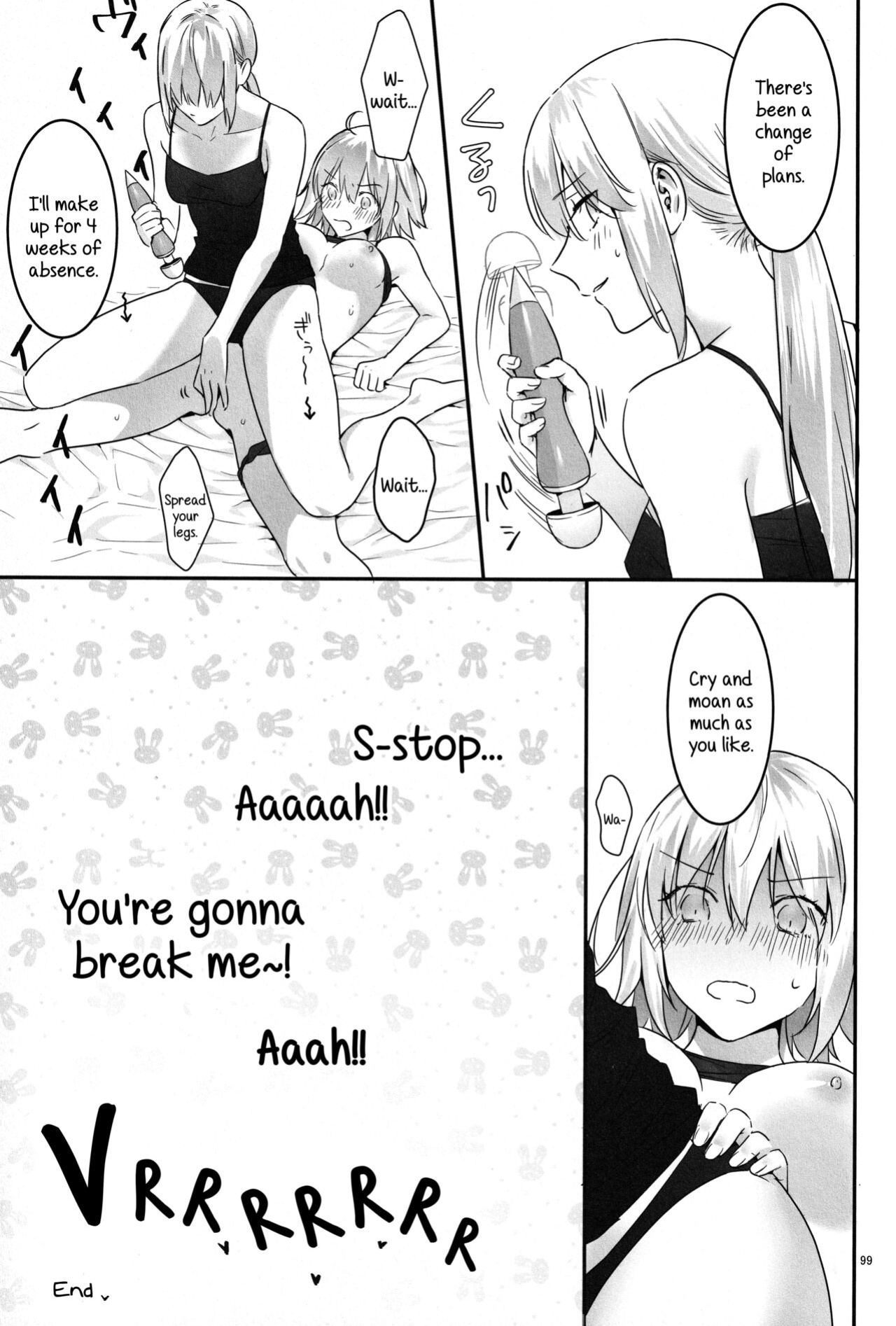 (C100) [Kindou Shoujo (nipi)] Artoria Alter x Jeanne Alter Sairokushuu (Fate/Grand Order) [SDTLs]