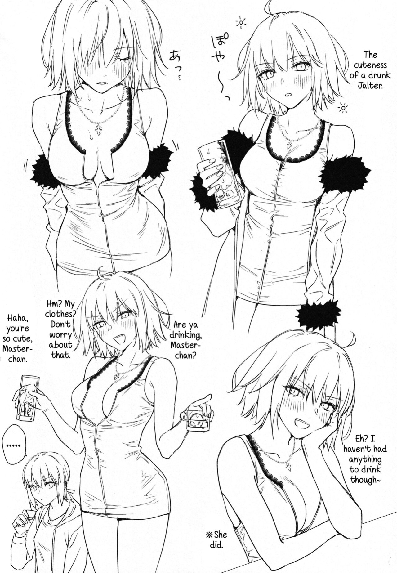 (C100) [Kindou Shoujo (nipi)] Artoria Alter x Jeanne Alter Sairokushuu (Fate/Grand Order) [SDTLs]
