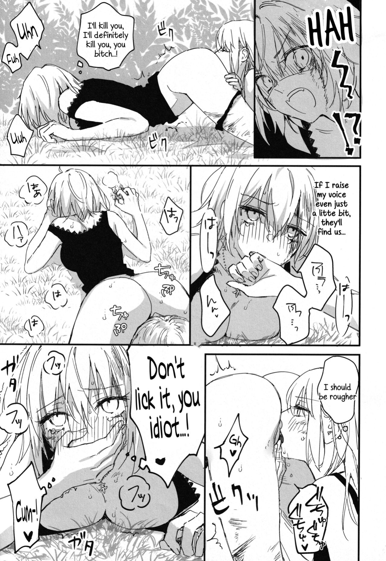 (C100) [Kindou Shoujo (nipi)] Artoria Alter x Jeanne Alter Sairokushuu (Fate/Grand Order) [SDTLs]