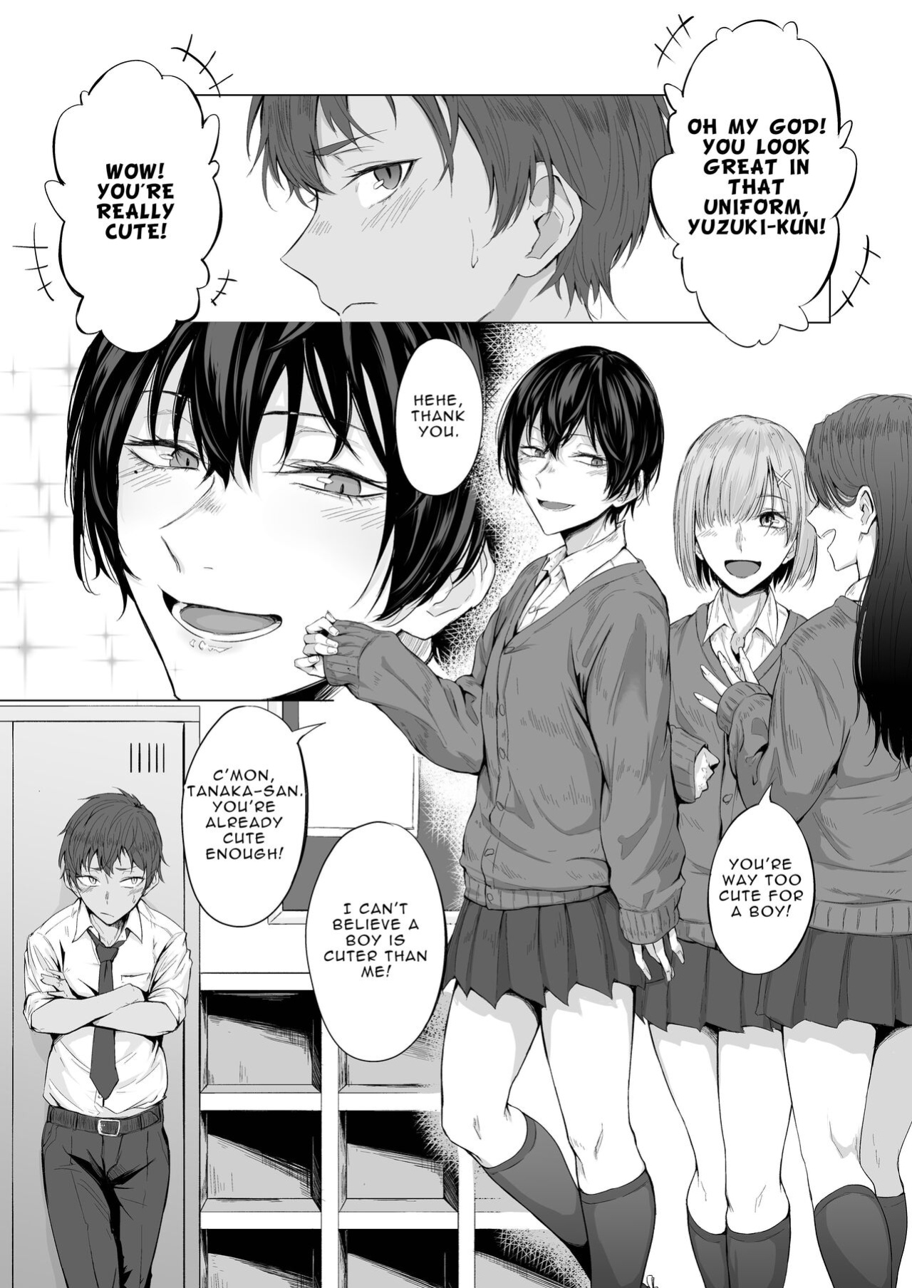 [Ichi no Hako (Tsukumo Nikyu)] "Konna no, Mou Manko da yo..." Osananajimi no Gokubuto Chinpo de Josou Mesuiki o Oshiekomareta Boku | My Childhood Friend Made Me Cross-dress and Femgasm with his Thick Dick