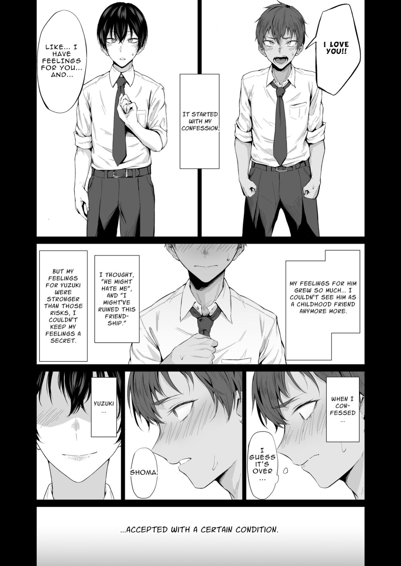 [Ichi no Hako (Tsukumo Nikyu)] "Konna no, Mou Manko da yo..." Osananajimi no Gokubuto Chinpo de Josou Mesuiki o Oshiekomareta Boku | My Childhood Friend Made Me Cross-dress and Femgasm with his Thick Dick