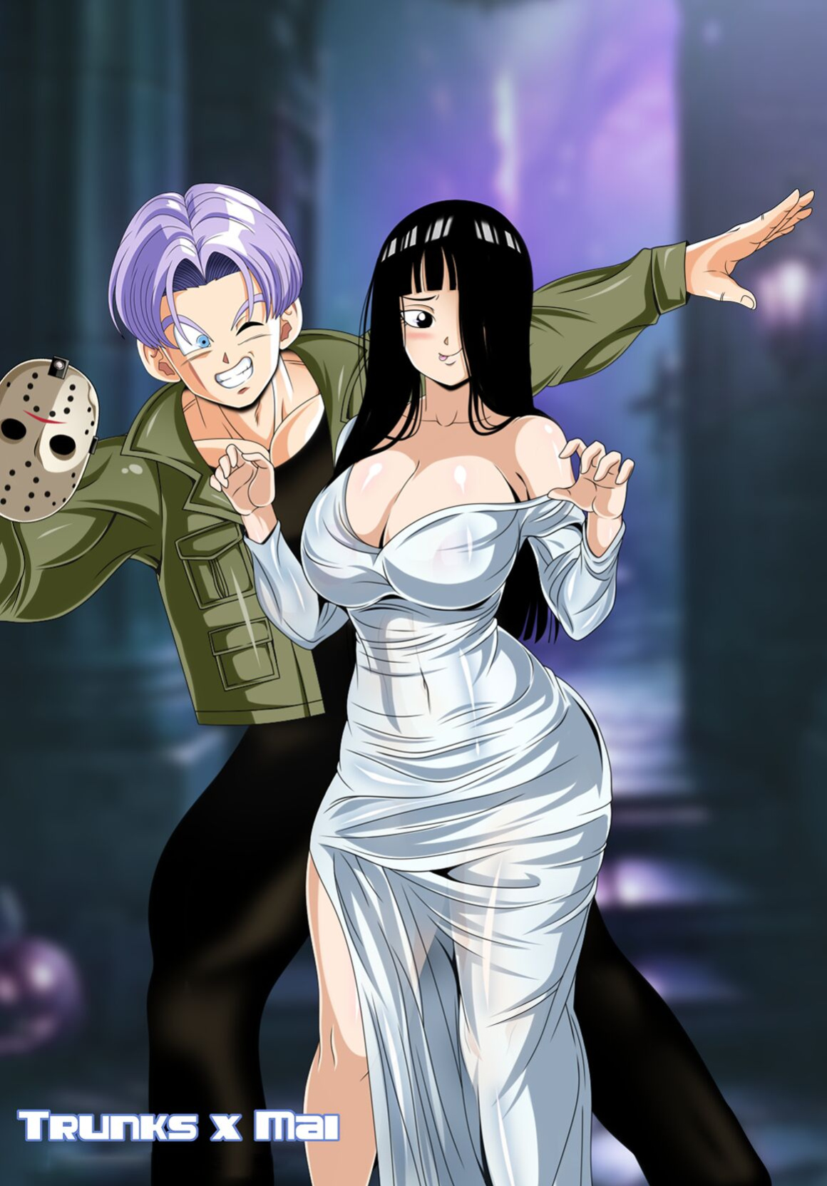 (BlueGraves) Halloween Sex Party (Dragonball)