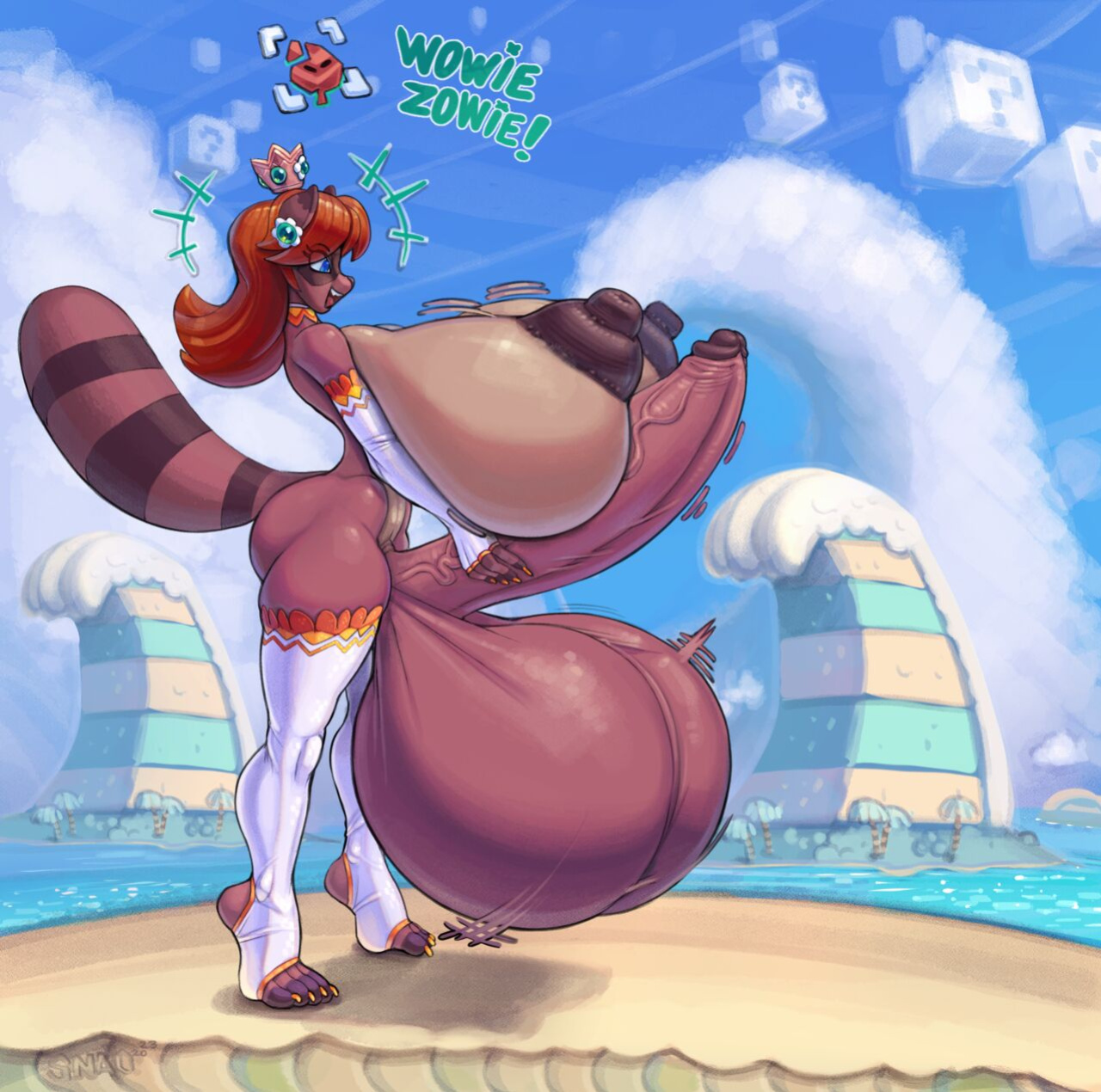 [Snao] Tanooki daisy (Super mario bros wonder)