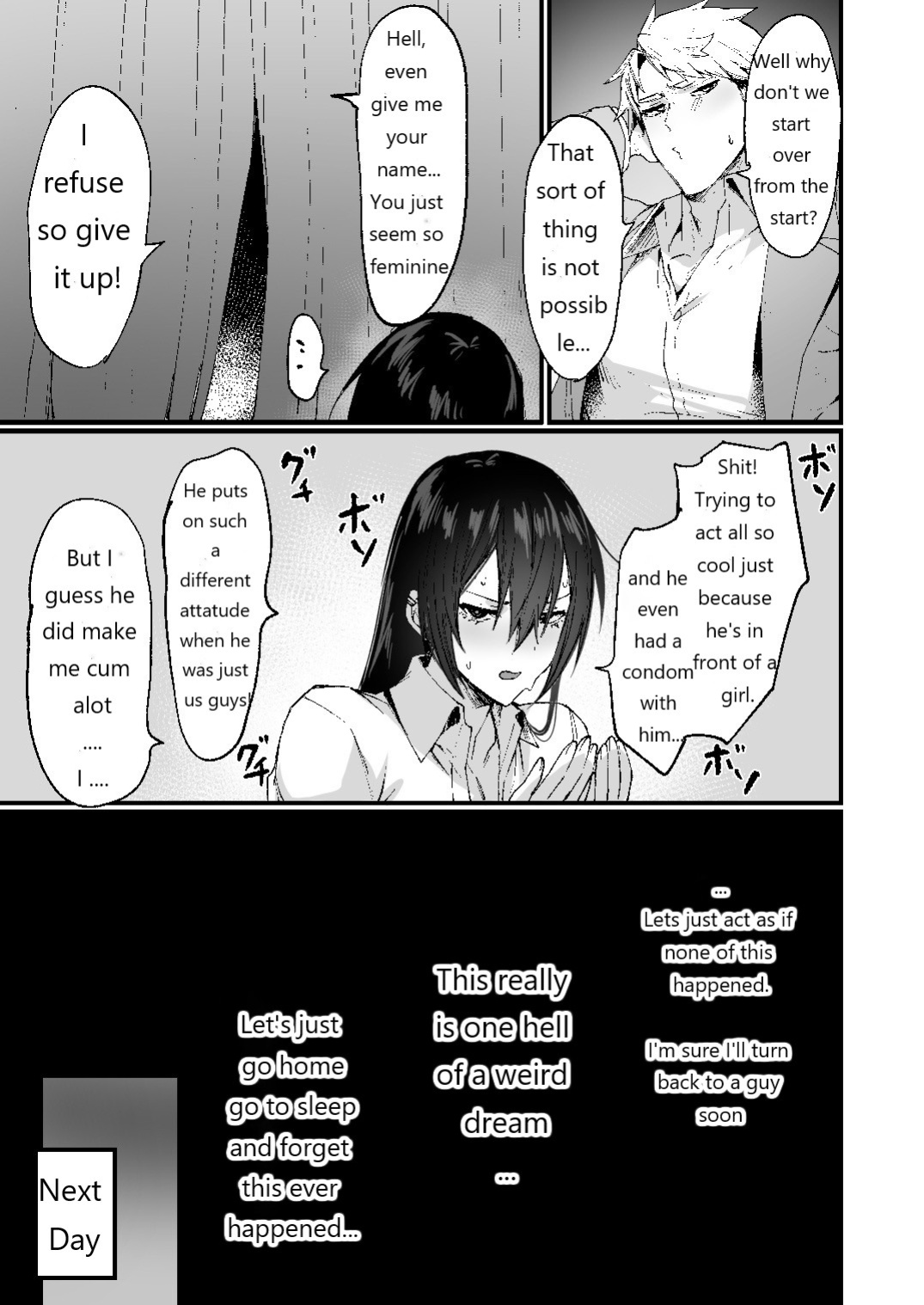 [Doujin Echigoya (Echigoya Takeru)] -Ore ga Onna (Mesu) ni Ochiru Made- | -Until I fall in as a woman(slut)-