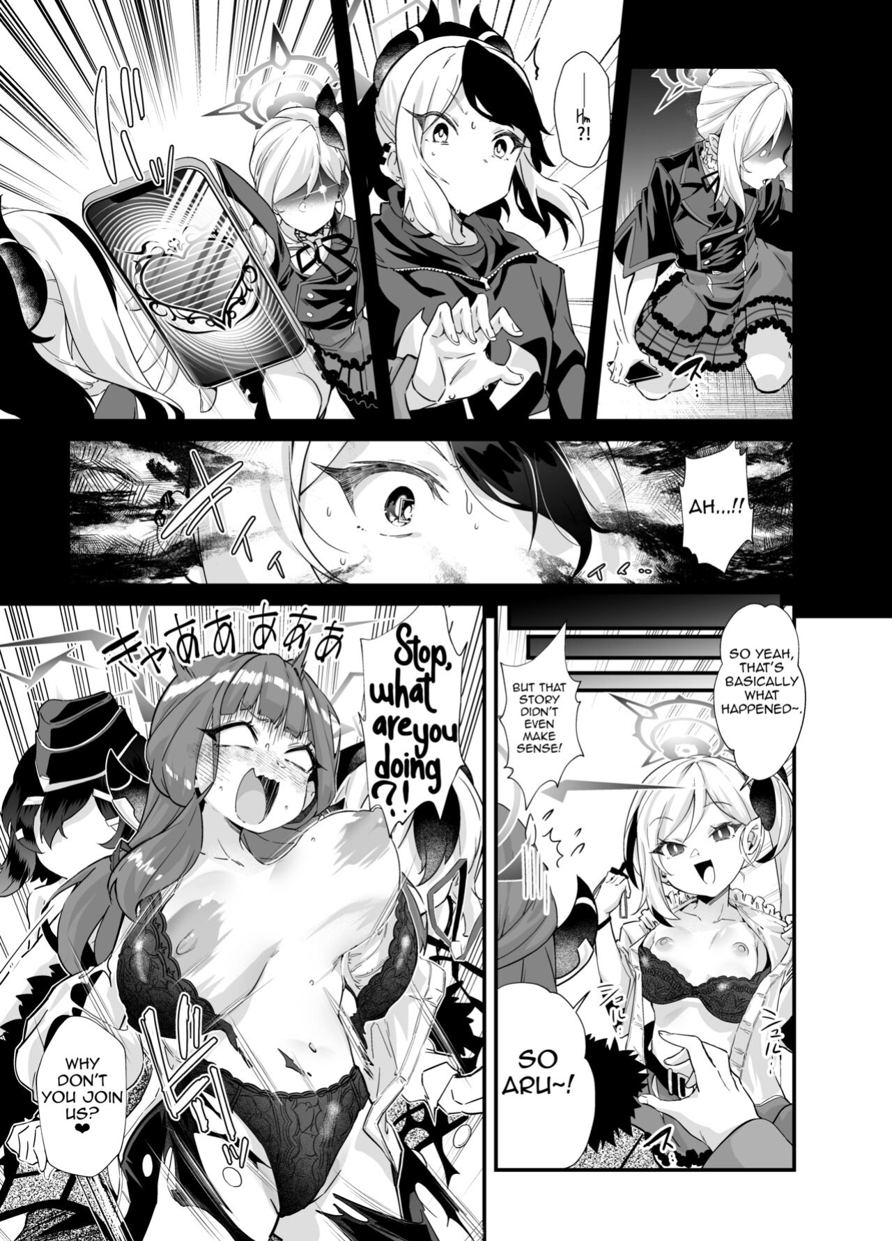 [Mori no Michi (Mori Sinrisk)] Aruchan dake Saimin ni Kakattenai Hon | A Book Where Only Aru Didn't Get Hypnotized (Blue Archive) [Shiririn]