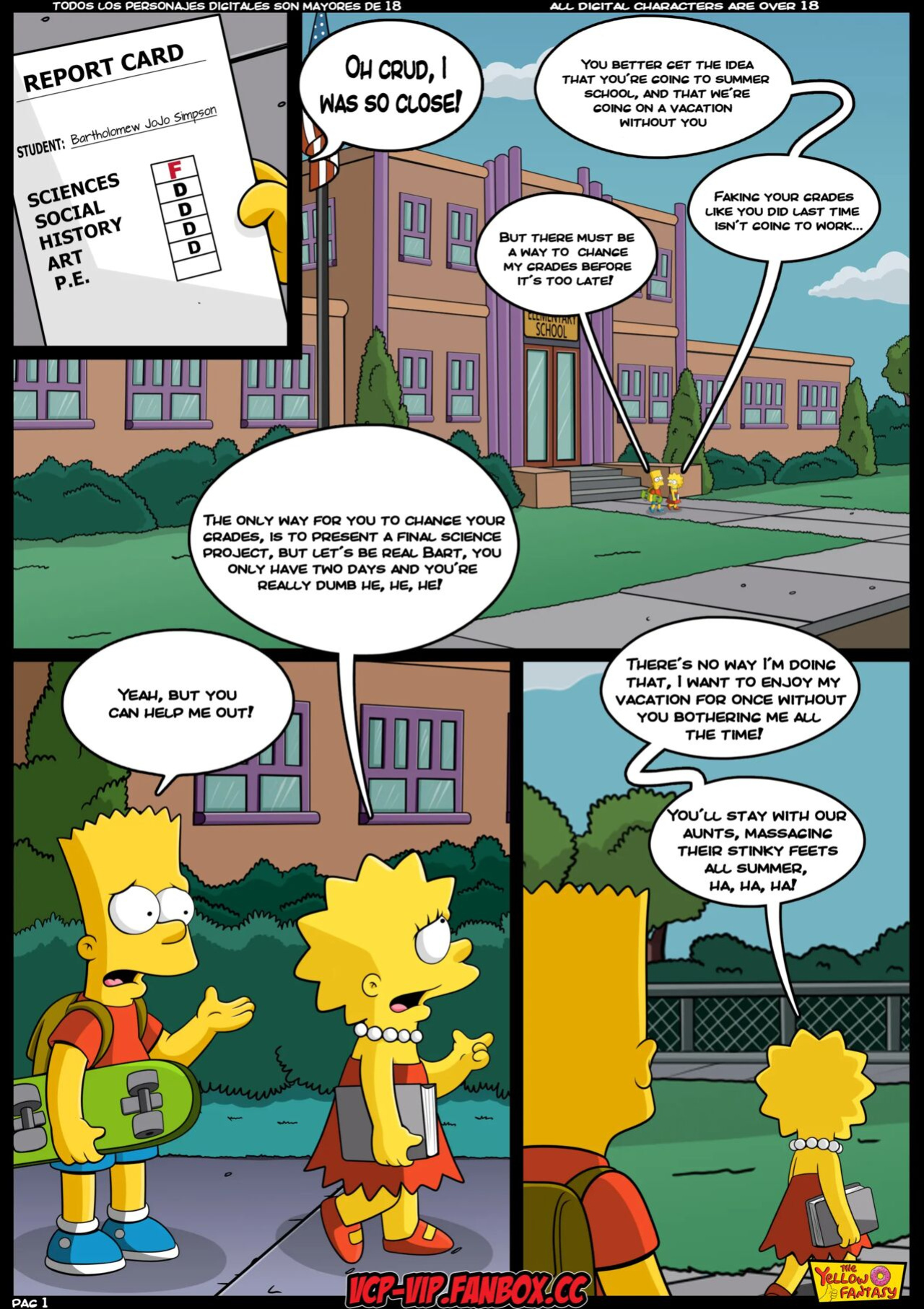[Croc] The Yellow Fantasy 3: From Ten to Twenty Something (The Simpsons)