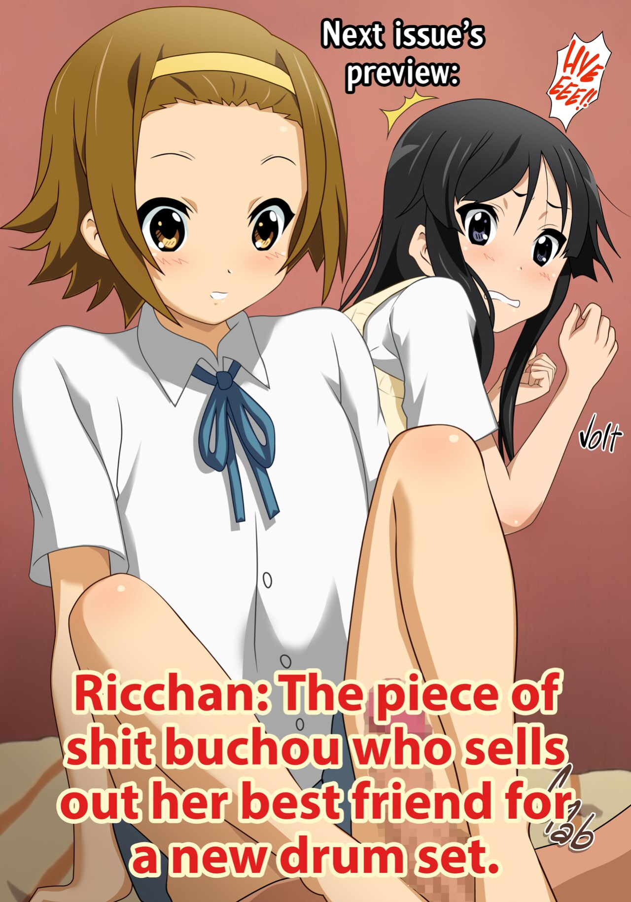[Danna] Kyou mo Yaraon! | Today they: Bang-ON! (K-ON!) [head empty]