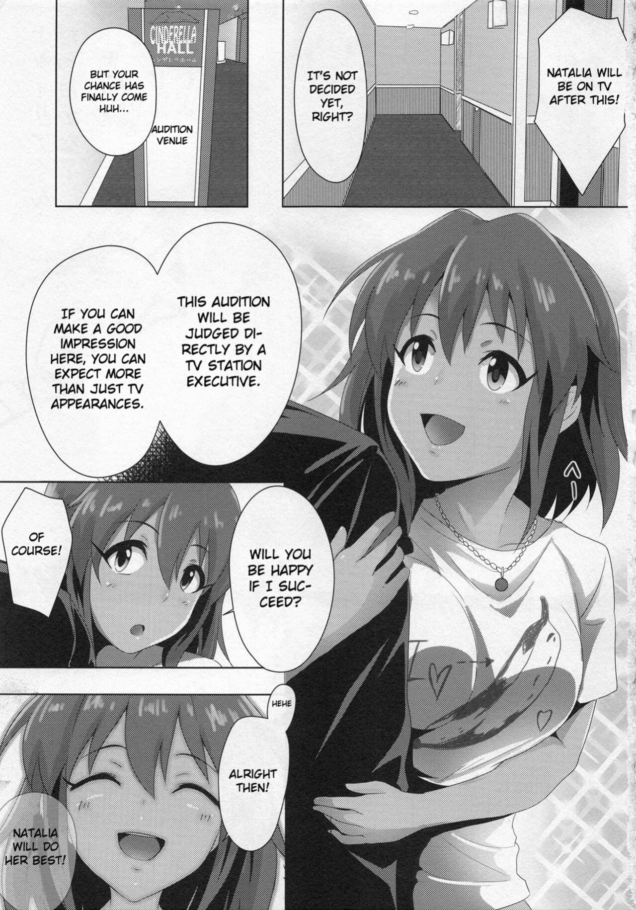 (C88) [MMT!! (K2isu)] Natalia "An audition with a racist TV executive" (THE IDOLM@STER CINDERELLA GIRLS) [Jenglot Emas & Gagak_Ireng] (rewrite)