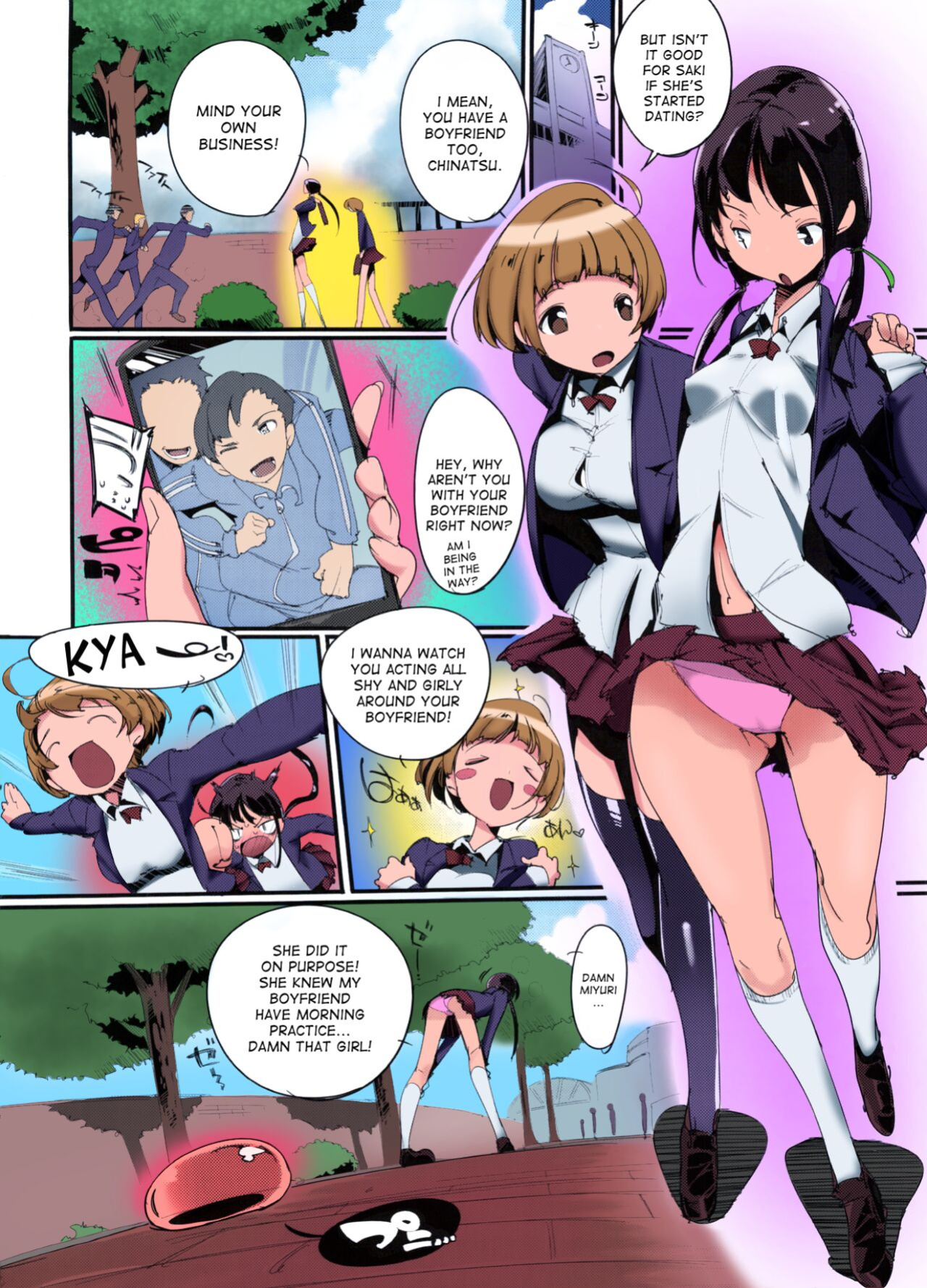 (C90) [Potato Salad (Kurisu)] Popuni Kei Joshi Panic! 3 [Colorized]