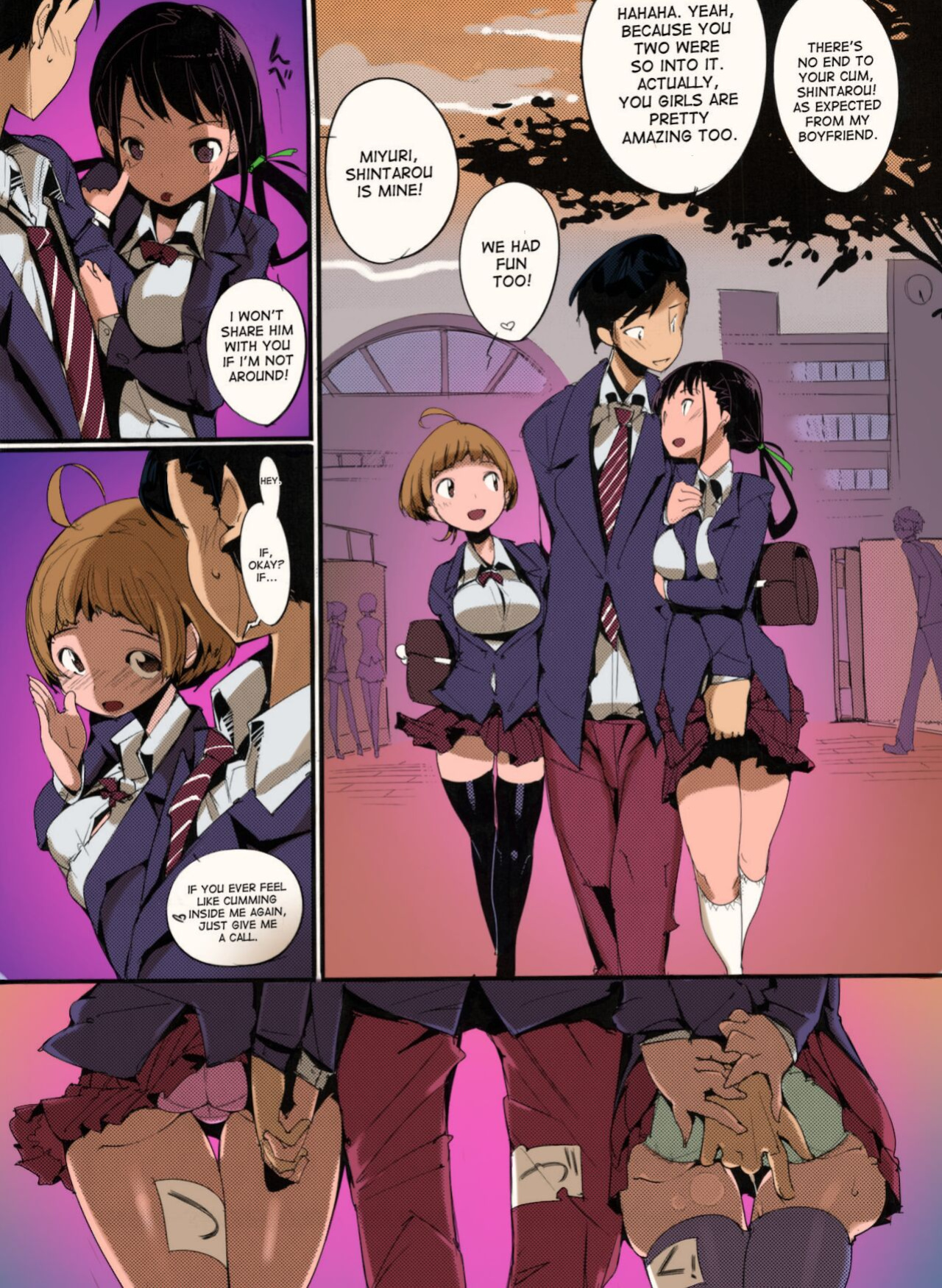 (C90) [Potato Salad (Kurisu)] Popuni Kei Joshi Panic! 3 [Colorized]