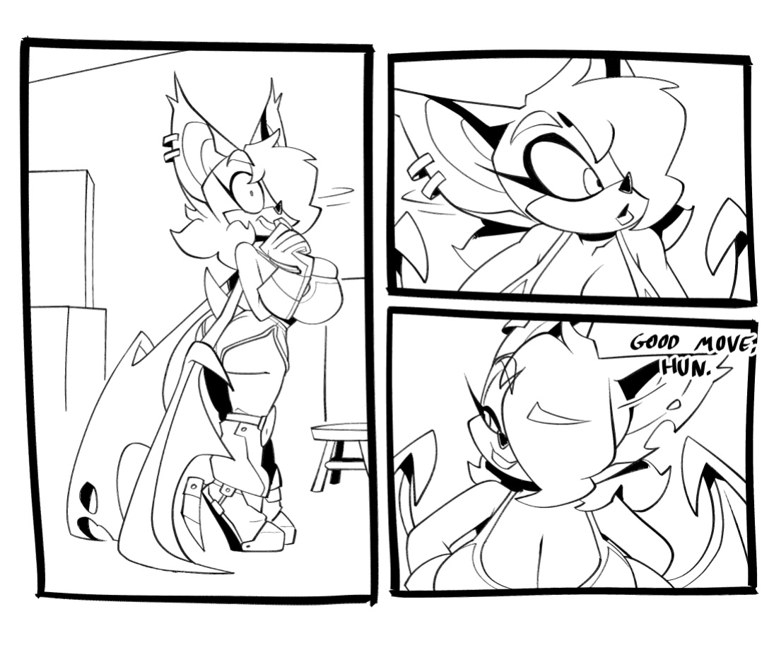 [BigDad] Let Them Fight (inks) (Sonic the Hedgehog)