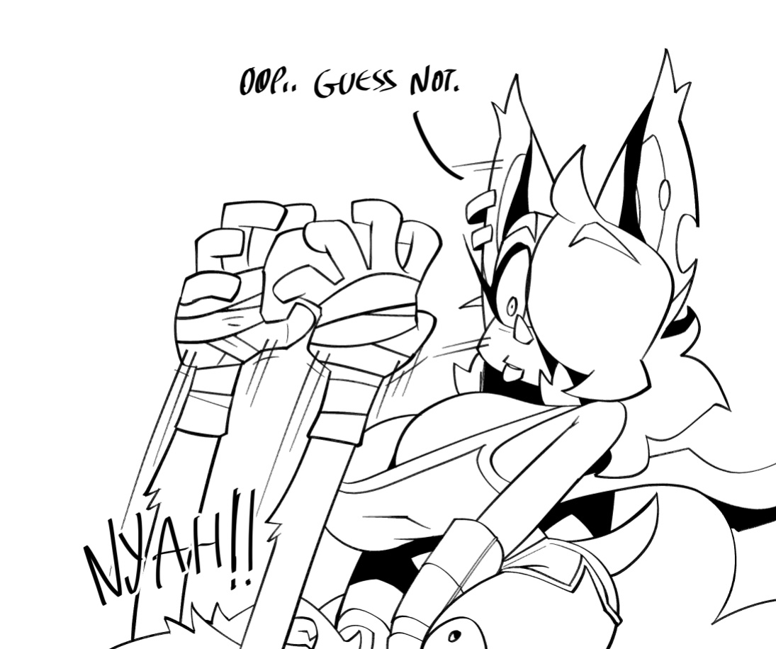 [BigDad] Let Them Fight (inks) (Sonic the Hedgehog)