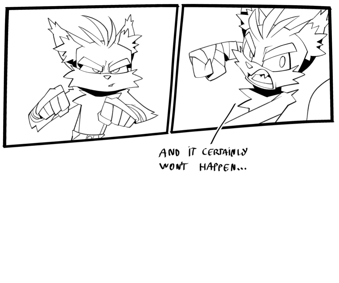 [BigDad] Let Them Fight (inks) (Sonic the Hedgehog)