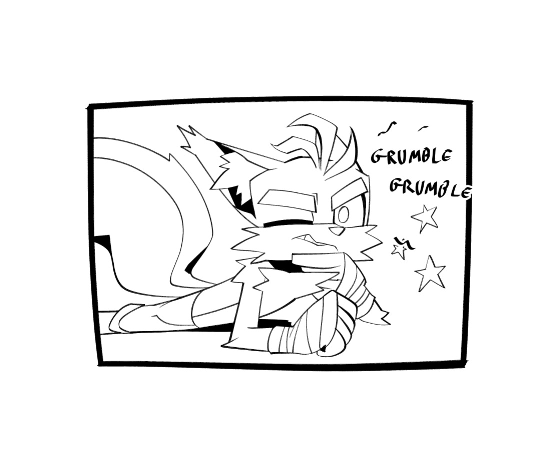 [BigDad] Let Them Fight (inks) (Sonic the Hedgehog)