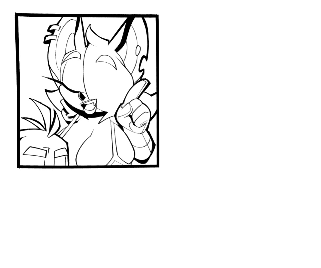[BigDad] Let Them Fight (inks) (Sonic the Hedgehog)