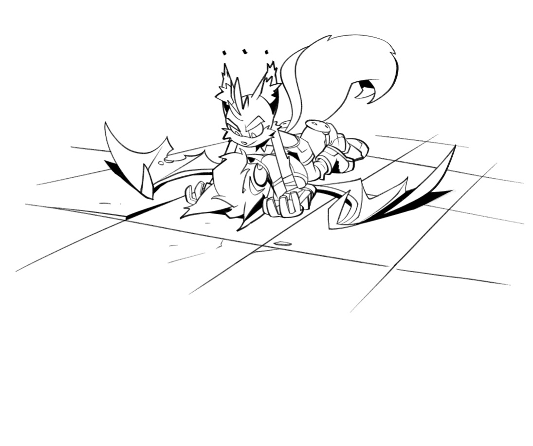 [BigDad] Let Them Fight (inks) (Sonic the Hedgehog)