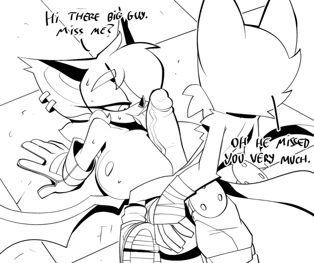 [BigDad] Let Them Fight (inks) (Sonic the Hedgehog)