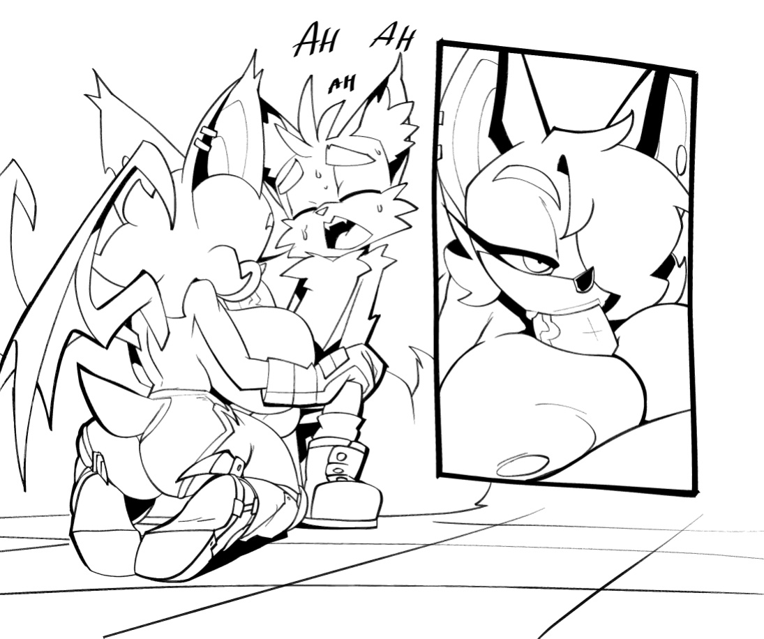 [BigDad] Let Them Fight (inks) (Sonic the Hedgehog)