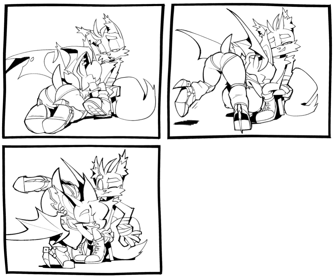 [BigDad] Let Them Fight (inks) (Sonic the Hedgehog)