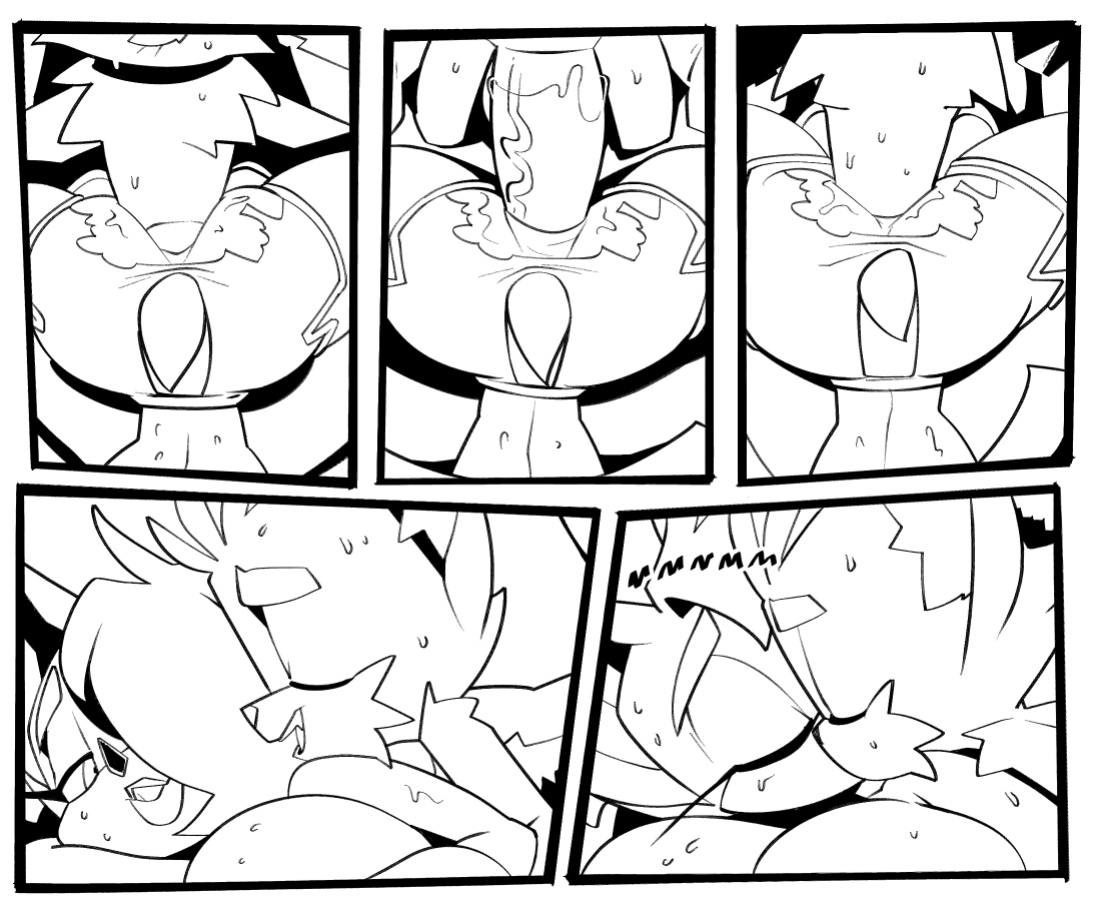 [BigDad] Let Them Fight (inks) (Sonic the Hedgehog)