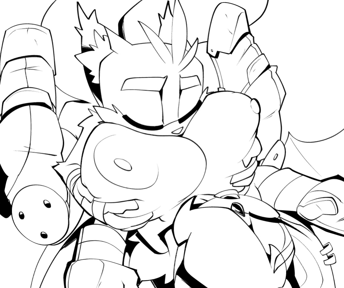 [BigDad] Let Them Fight (inks) (Sonic the Hedgehog)