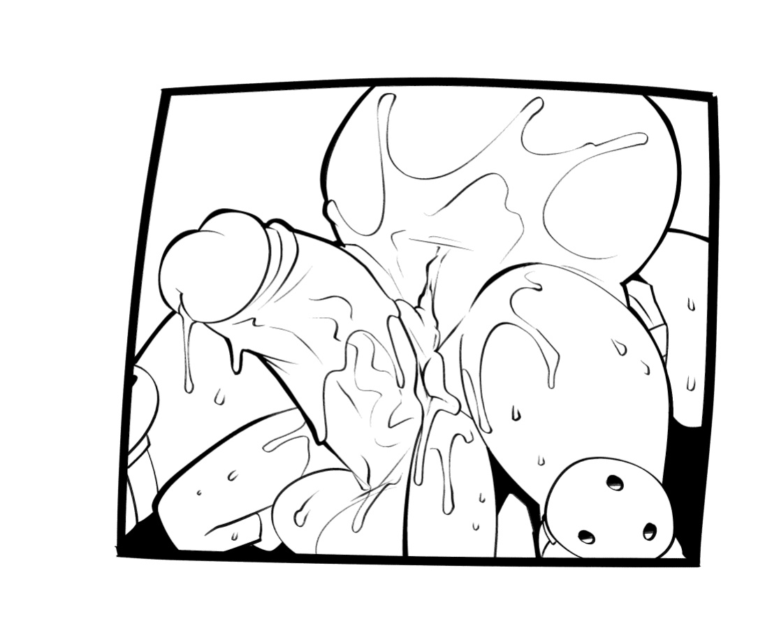 [BigDad] Let Them Fight (inks) (Sonic the Hedgehog)