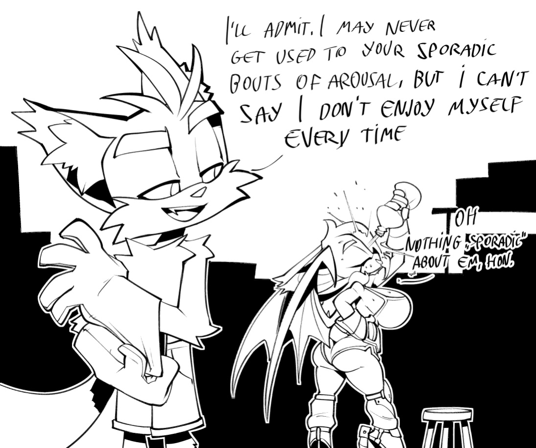 [BigDad] Let Them Fight (inks) (Sonic the Hedgehog)