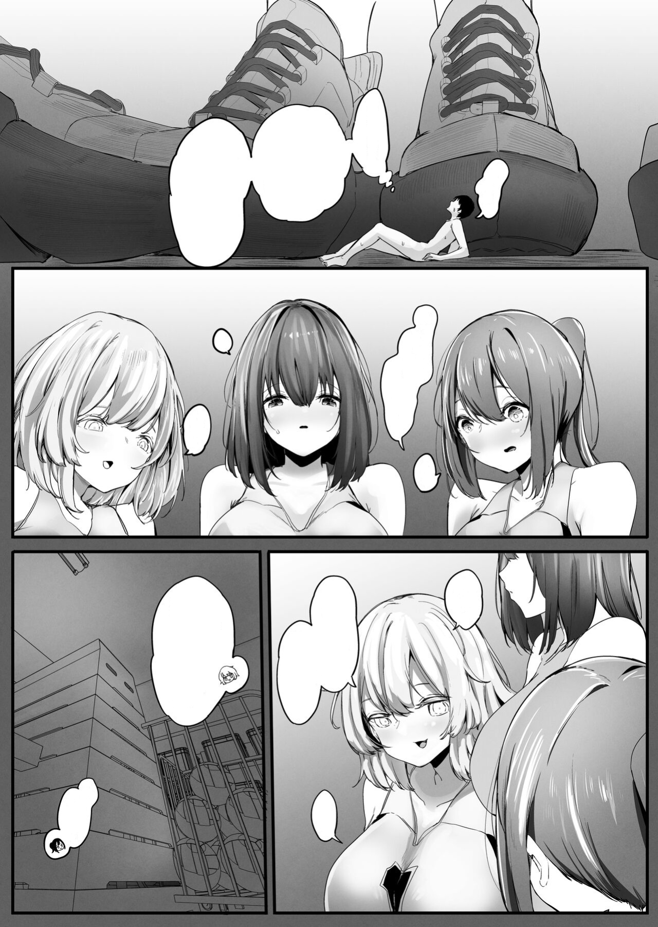 [Marushamo] Chiisaku sareta Natsuyasumi | Shrunken Summer Vacation Part 1 [English, Cleaned] [Faln]