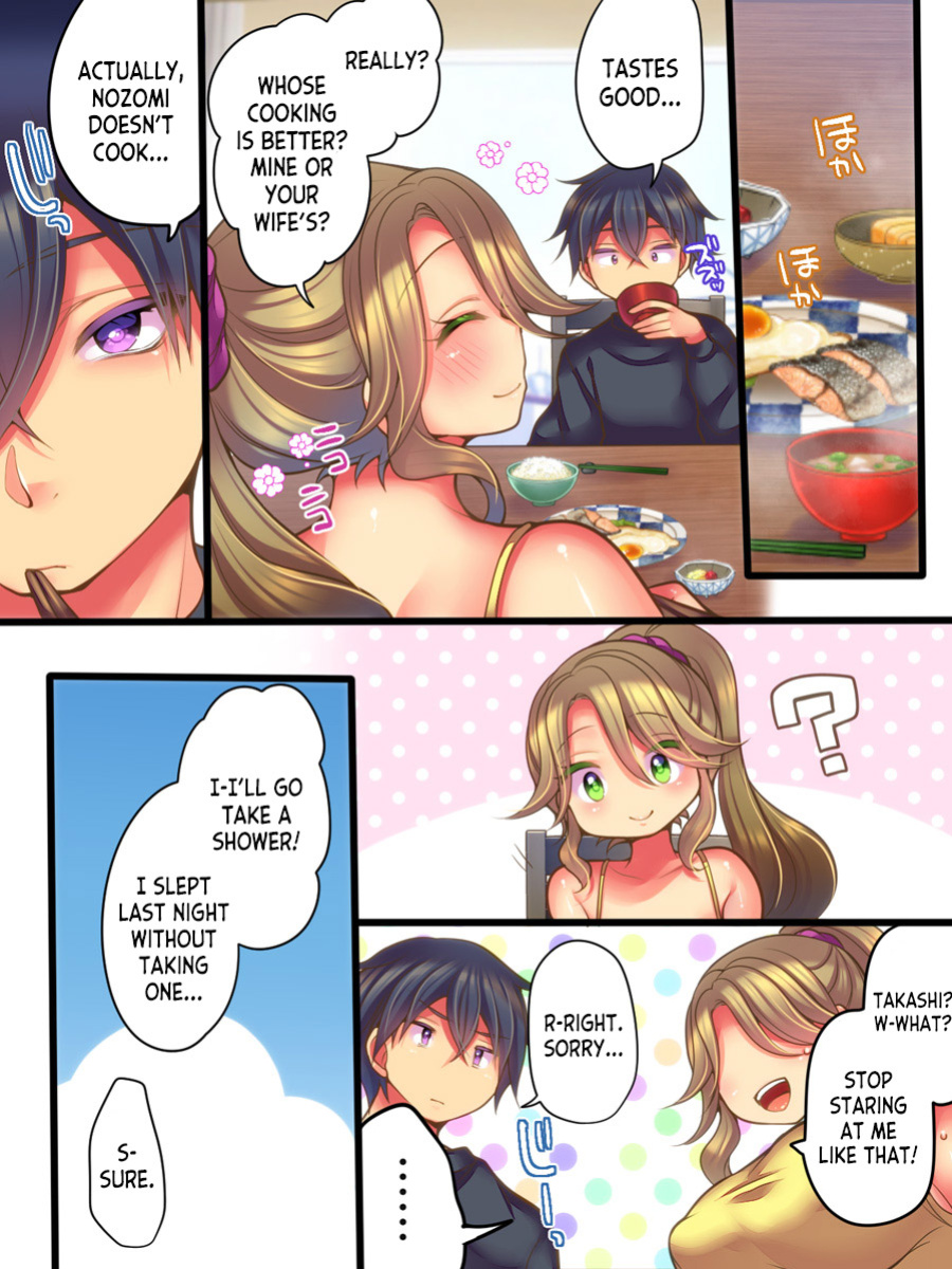 [TSF Mousou Chikusekijo (Minaduki Nanana, Reitou Mikan)] Shinyuu no Tsuma to Irekawatta Boku no Shinkon Seikatsu [desudesu]