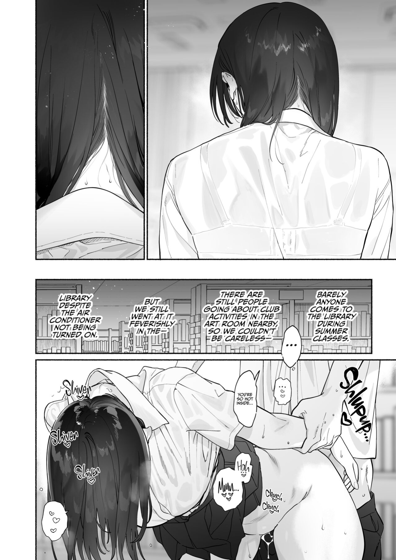 [Yuzuya (Yuzuha)] Mukuchi na Tosho Iin to Sex Zuke. Natsuyasumi Hen ~Sex zuke no Futsukakan...~ | Addicted to Sex With a Taciturn Library Committee Member: Summer Vacation