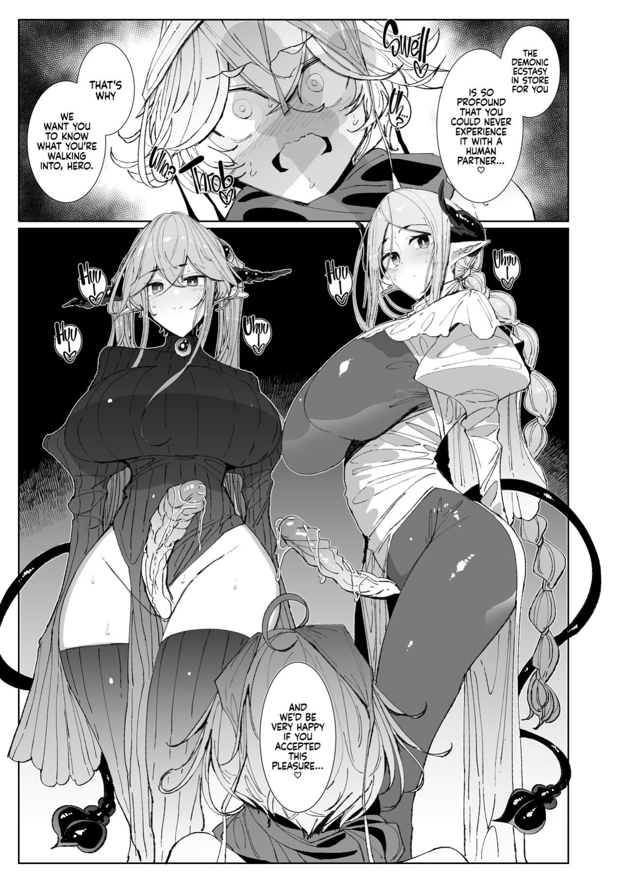 [Metro Notes (Tsumetoro)] Maou Toubatsu o Oeta Yuusha-kun to Futanari Inma Futari ga Yarukotonante Kimatteru yo ne! |The Demon Lord Is Gone, the World Is at Peace... What Are the Hero and His Futa Succubi Gonna Do!?