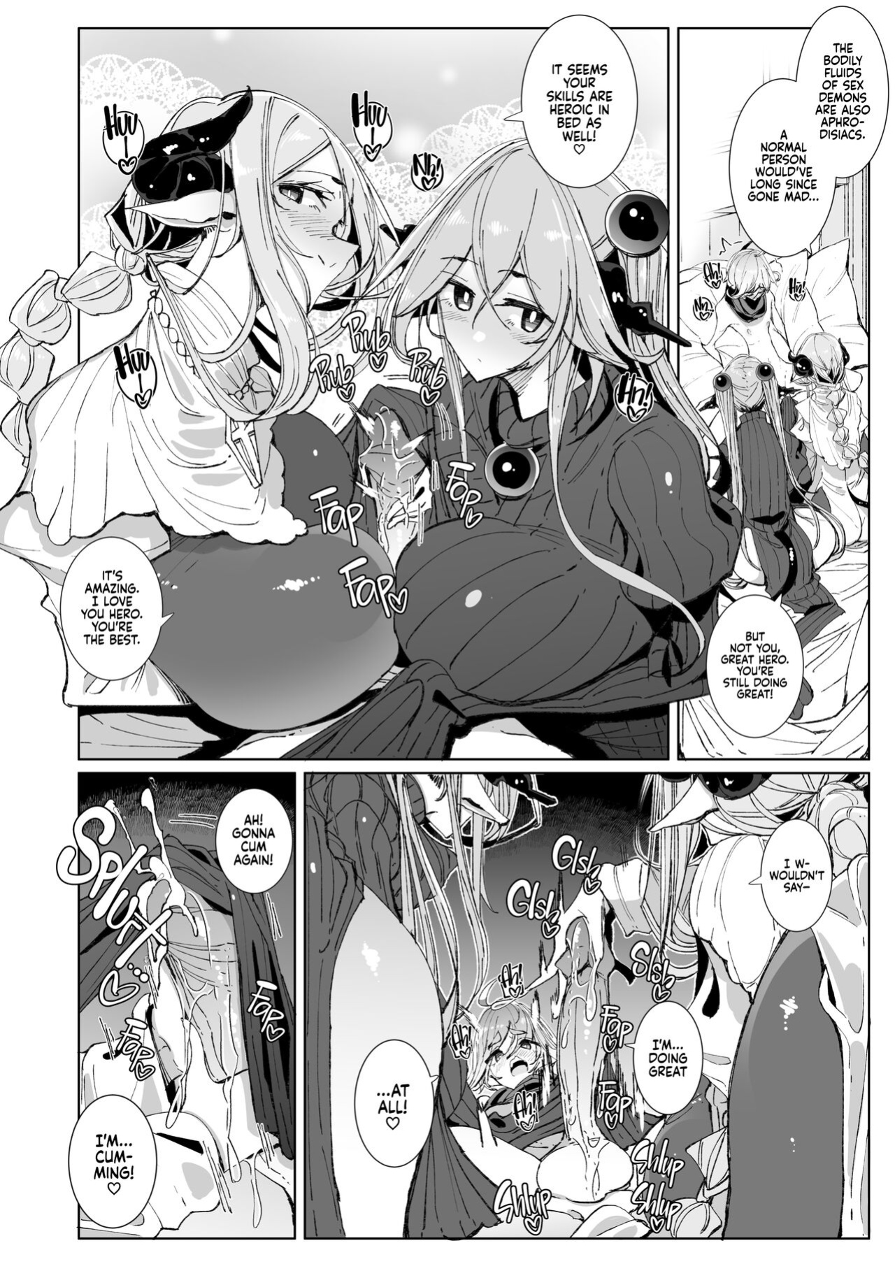 [Metro Notes (Tsumetoro)] Maou Toubatsu o Oeta Yuusha-kun to Futanari Inma Futari ga Yarukotonante Kimatteru yo ne! |The Demon Lord Is Gone, the World Is at Peace... What Are the Hero and His Futa Succubi Gonna Do!?