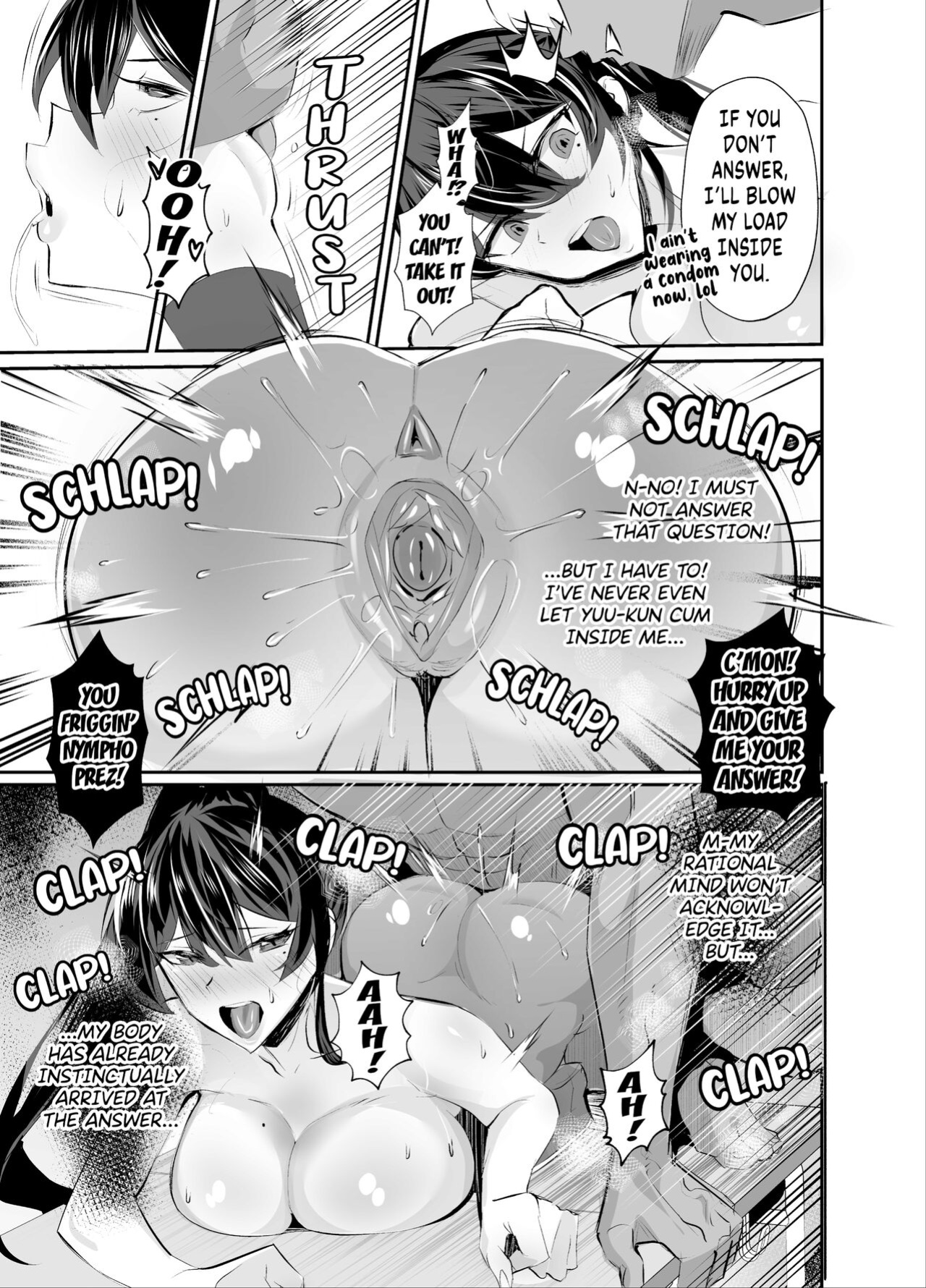 [Zenjidou Shimoneta Seizou Machine (Chinetsu)] Kuppuku ~Fuuki Iinchou wa Odosarete Netorarete...~ | Submission ~the President of the Public Morals Committee is Blackmailed and Forced to Cheat...~ [FuDeORS]