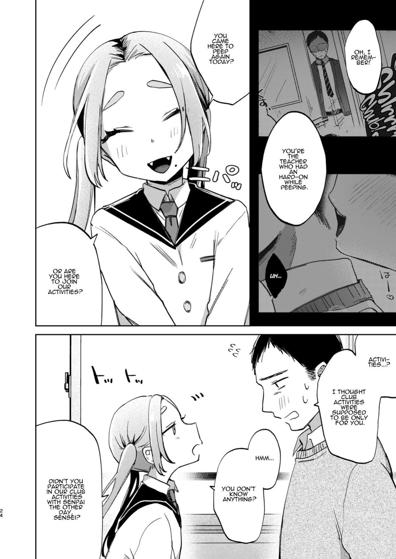 [Satou Mitsu (Ebi Omitsu)] Kono Gakuen ni wa Himitsu no Sakusei-bu ga Arurashii... | Supposedly There's A Secret Cumsuckery Club At Our Academy... [ADTL]